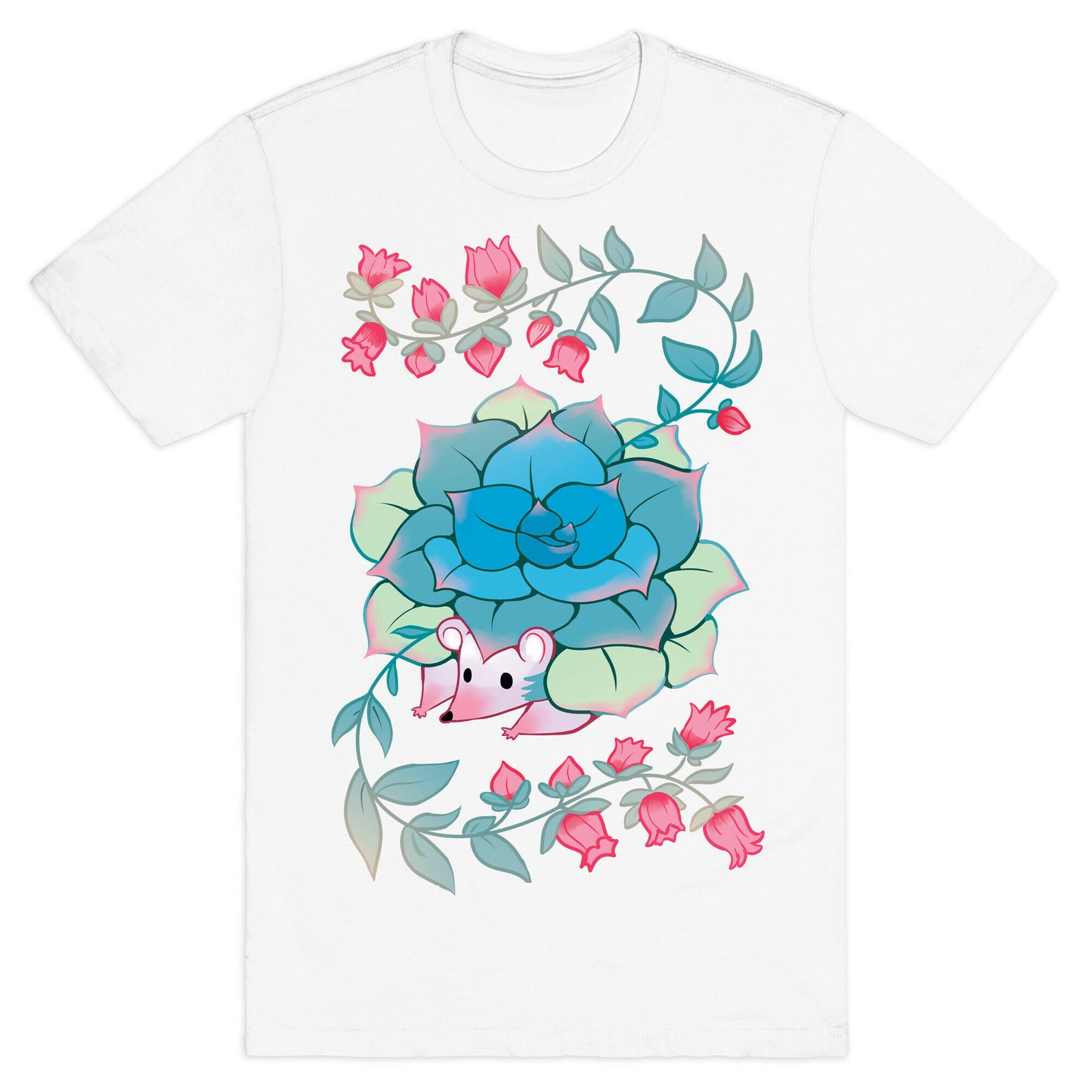 Hedgehog Succulent T-Shirt