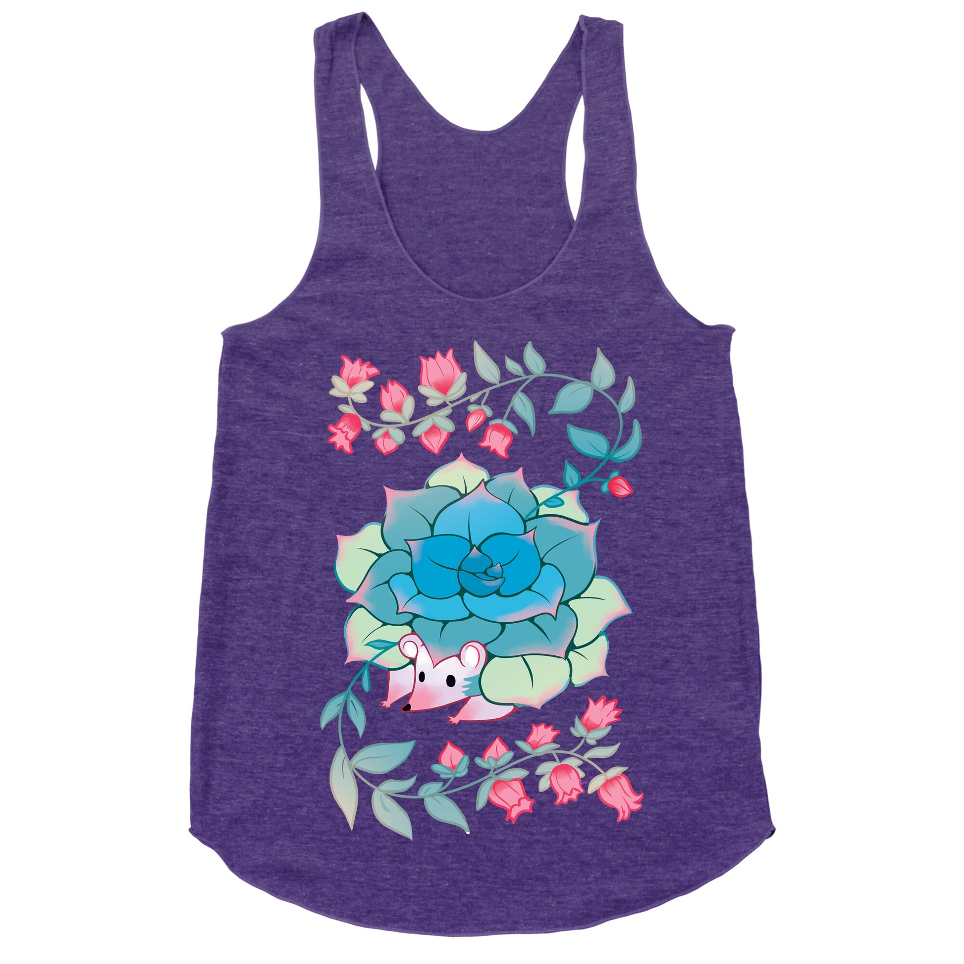 Hedgehog Succulent Racerback Tank