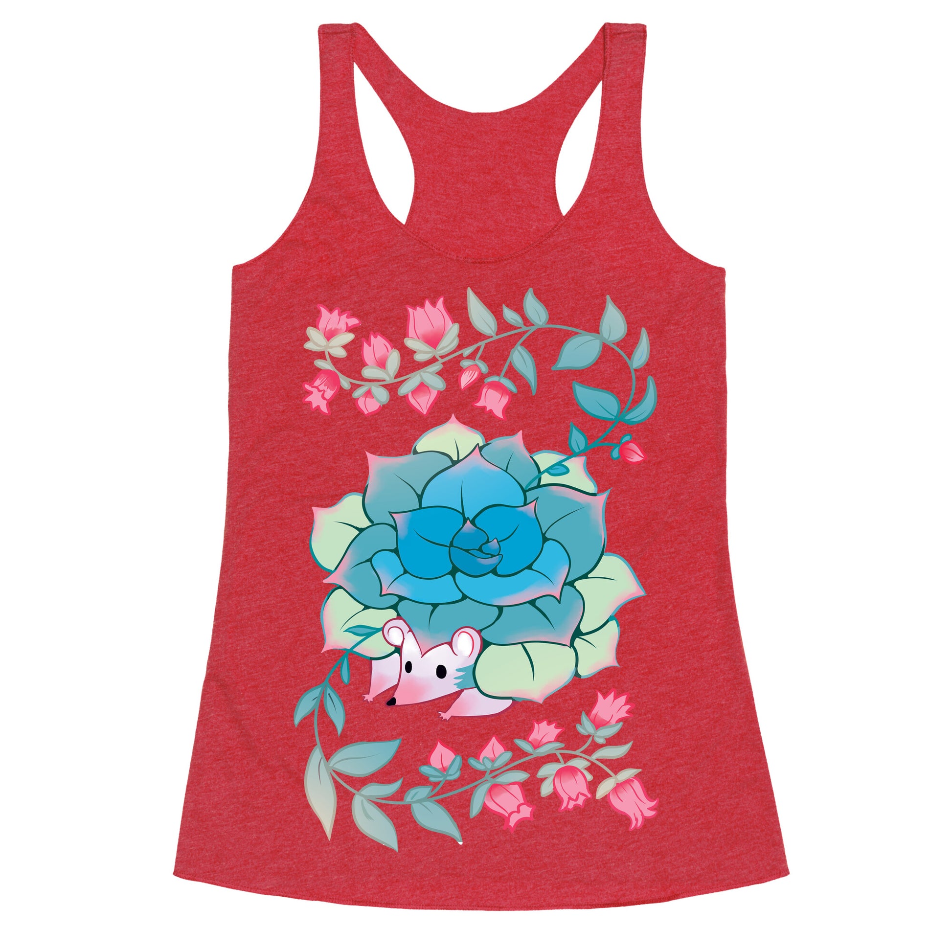 Hedgehog Succulent Racerback Tank