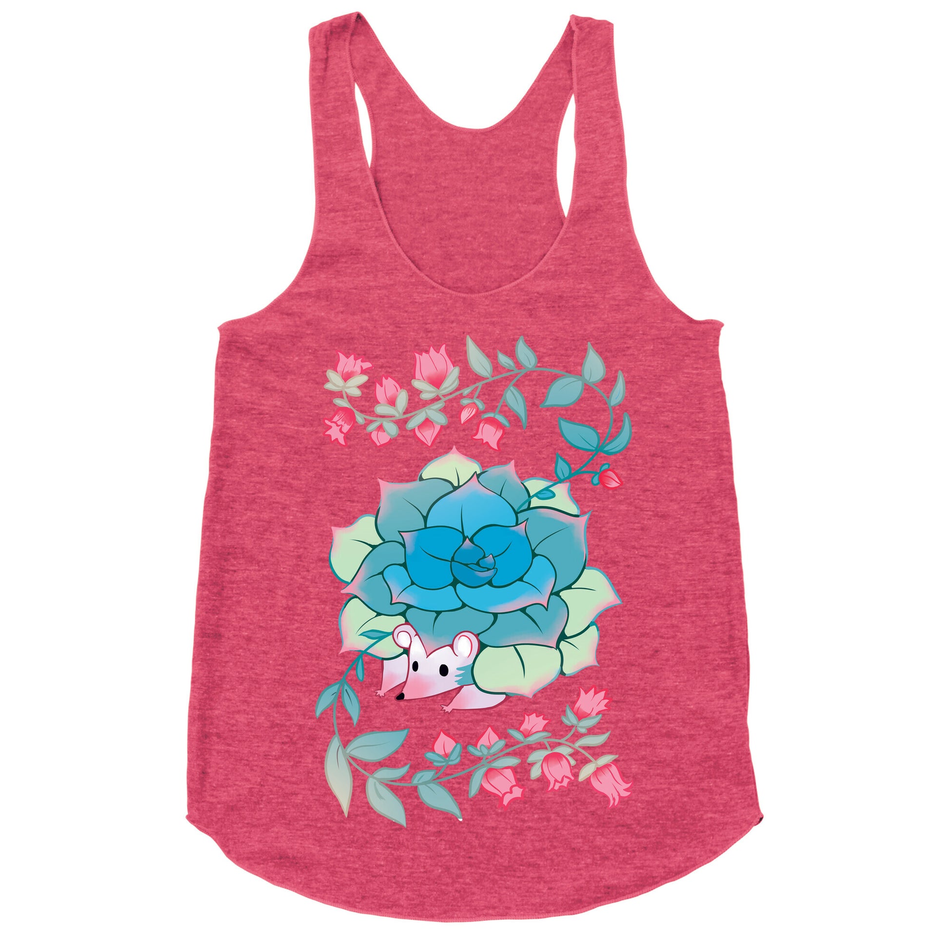 Hedgehog Succulent Racerback Tank