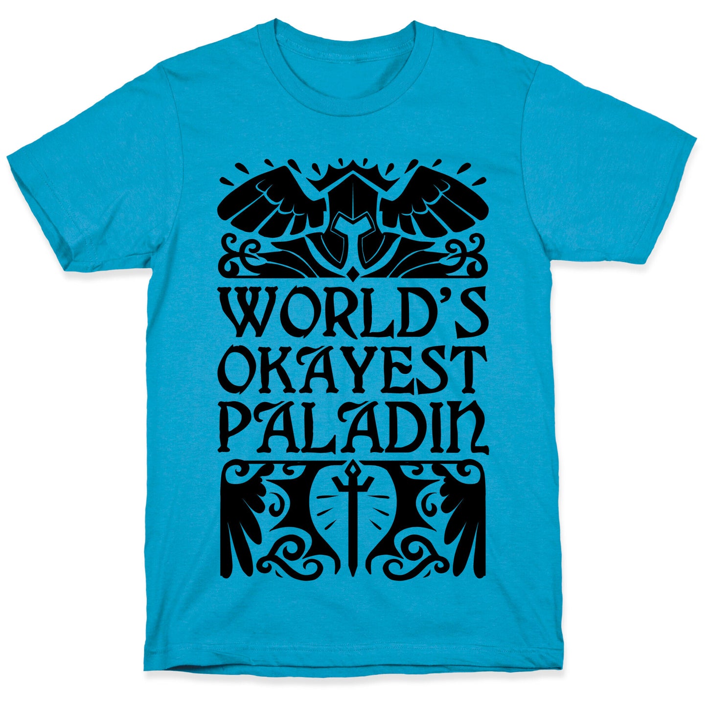 World's Okayest Paladin Unisex Triblend Tee