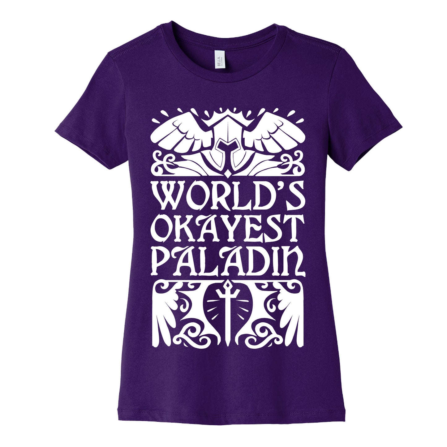 World's Okayest Paladin Women's Cotton Tee