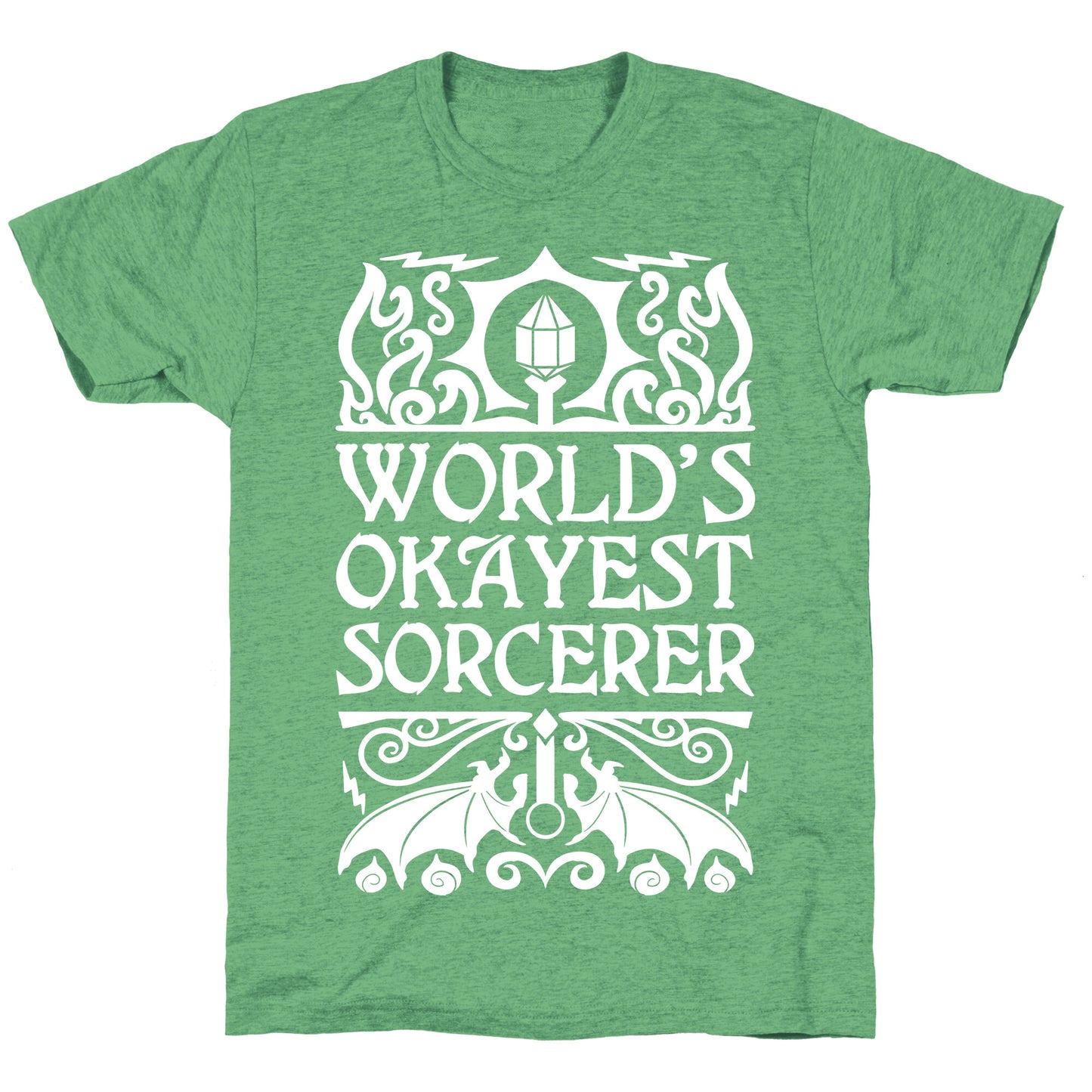 World's Okayest Sorcerer Unisex Triblend Tee