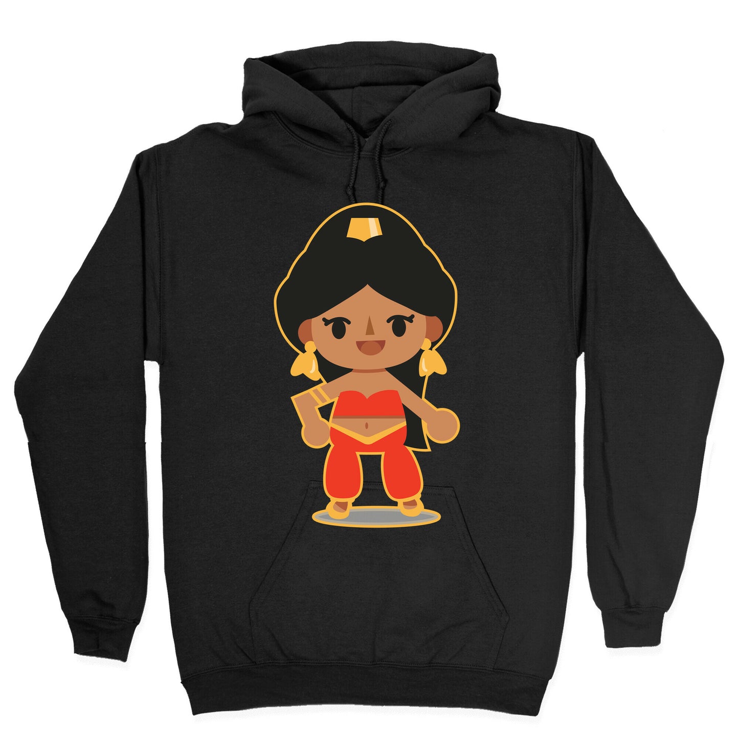 Princess Crossing Jasmine Parody Red Hoodie