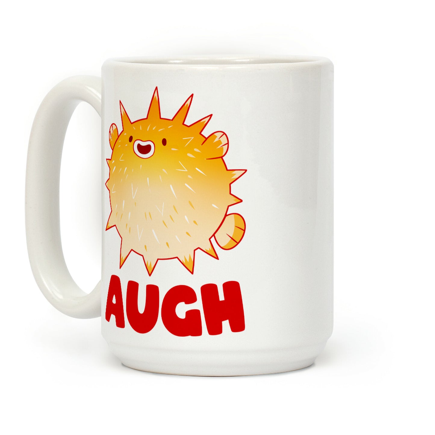 Augh Pufferfish Coffee Mug