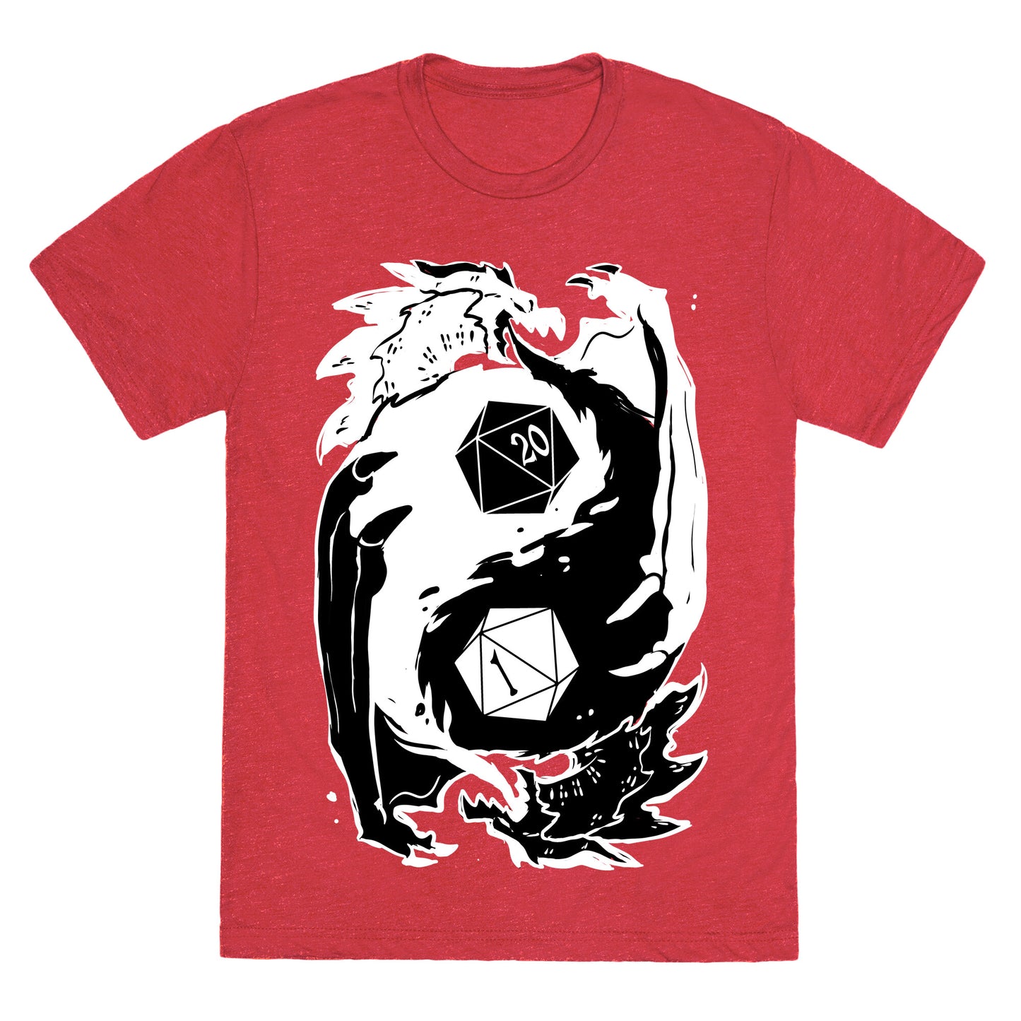 Dungeons and Dragons Yin Yang Unisex Triblend Tee