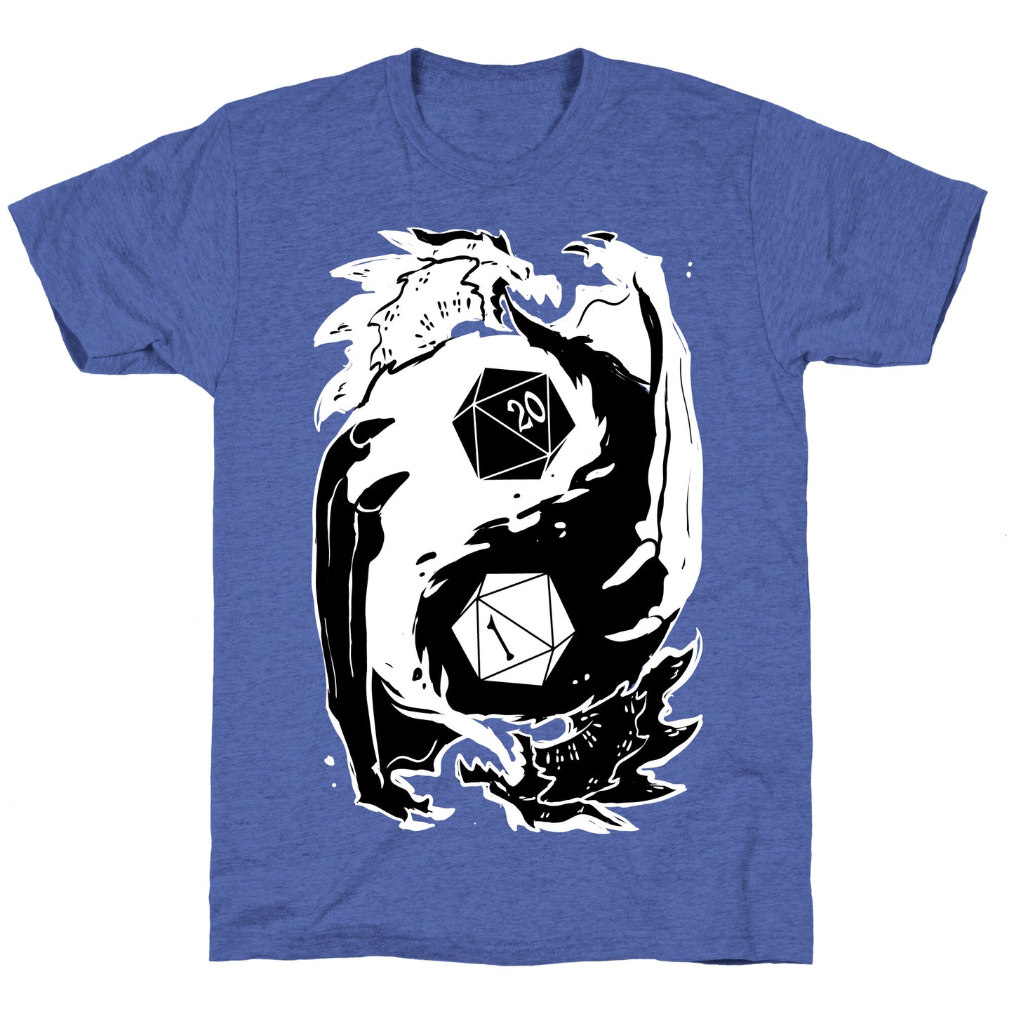 Dungeons and Dragons Yin Yang Unisex Triblend Tee
