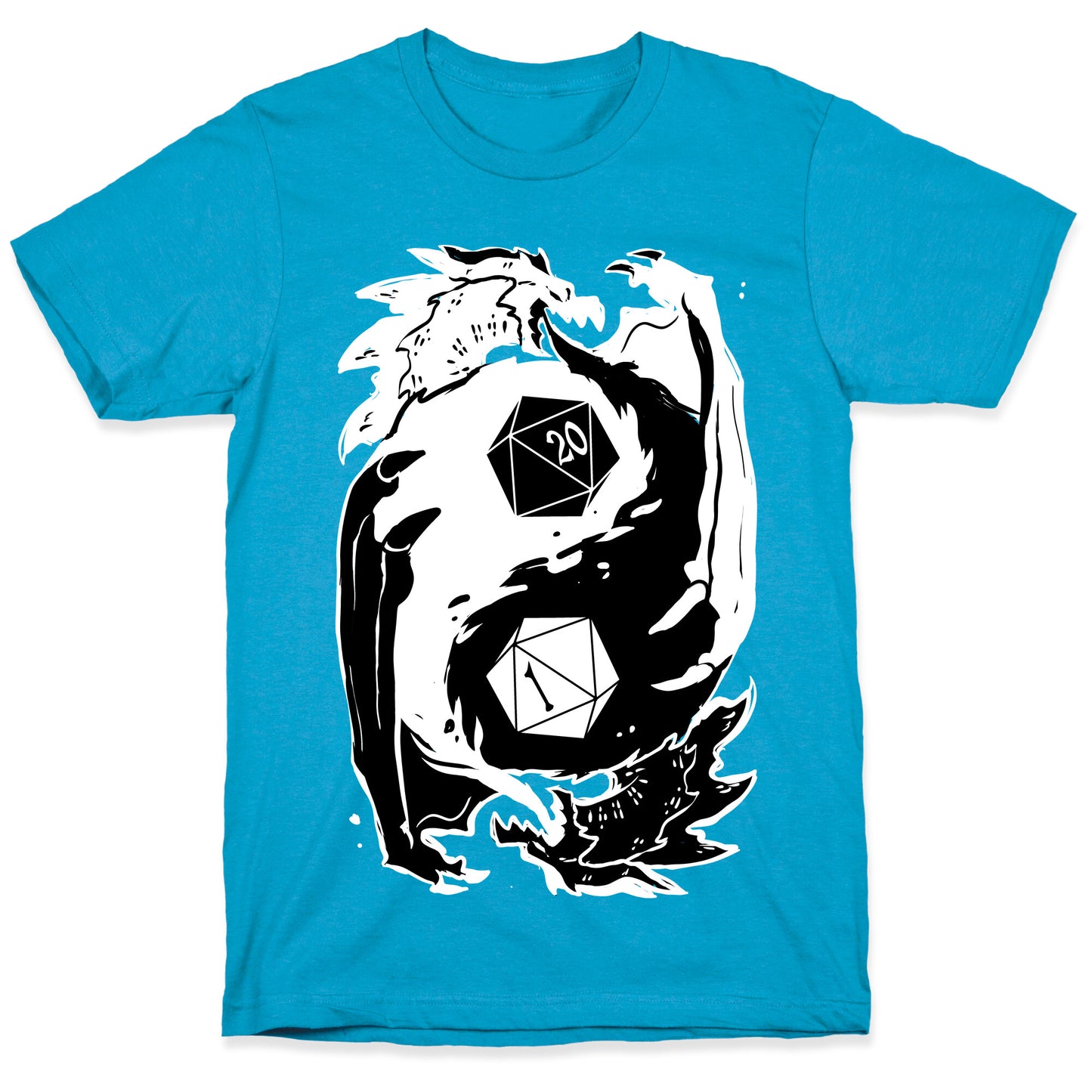 Dungeons and Dragons Yin Yang Unisex Triblend Tee