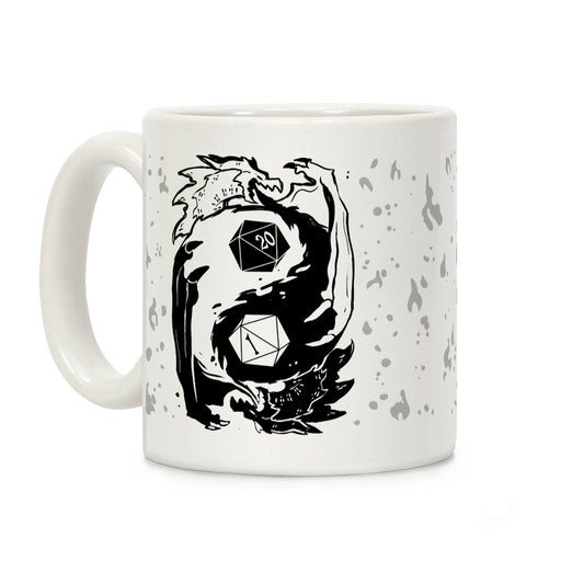 Dungeons and Dragons Yin Yang Coffee Mug