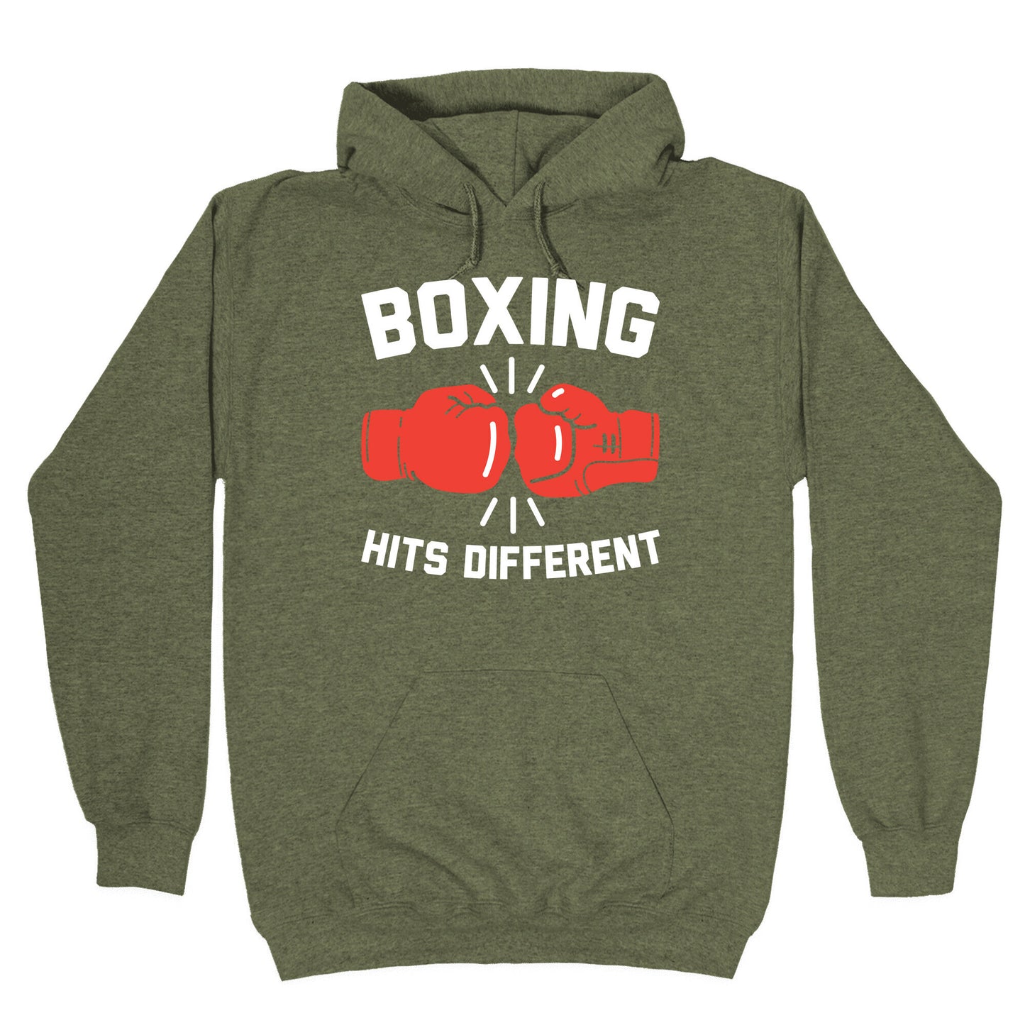 Boxing Hits Different Hoodie
