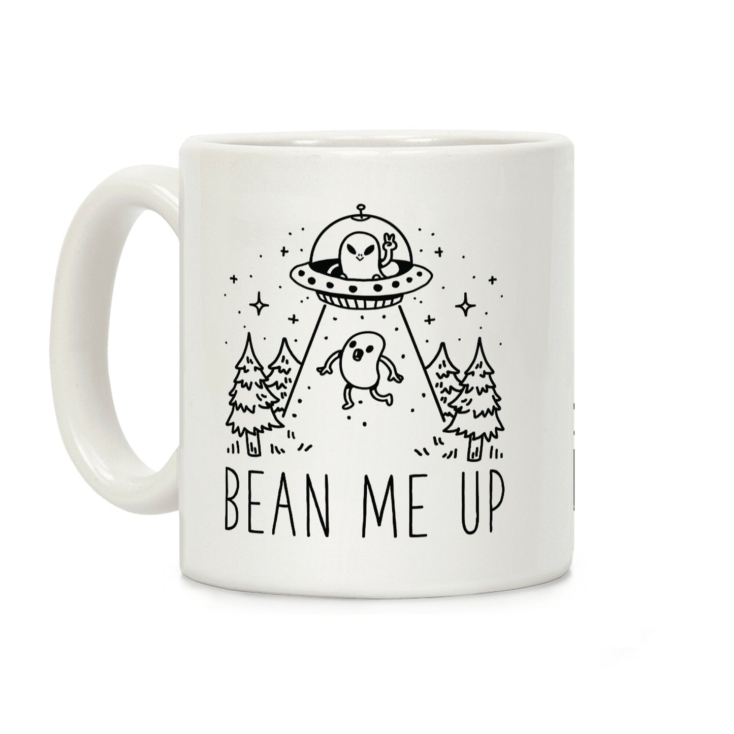 Bean Me Up Alien Coffee Mug