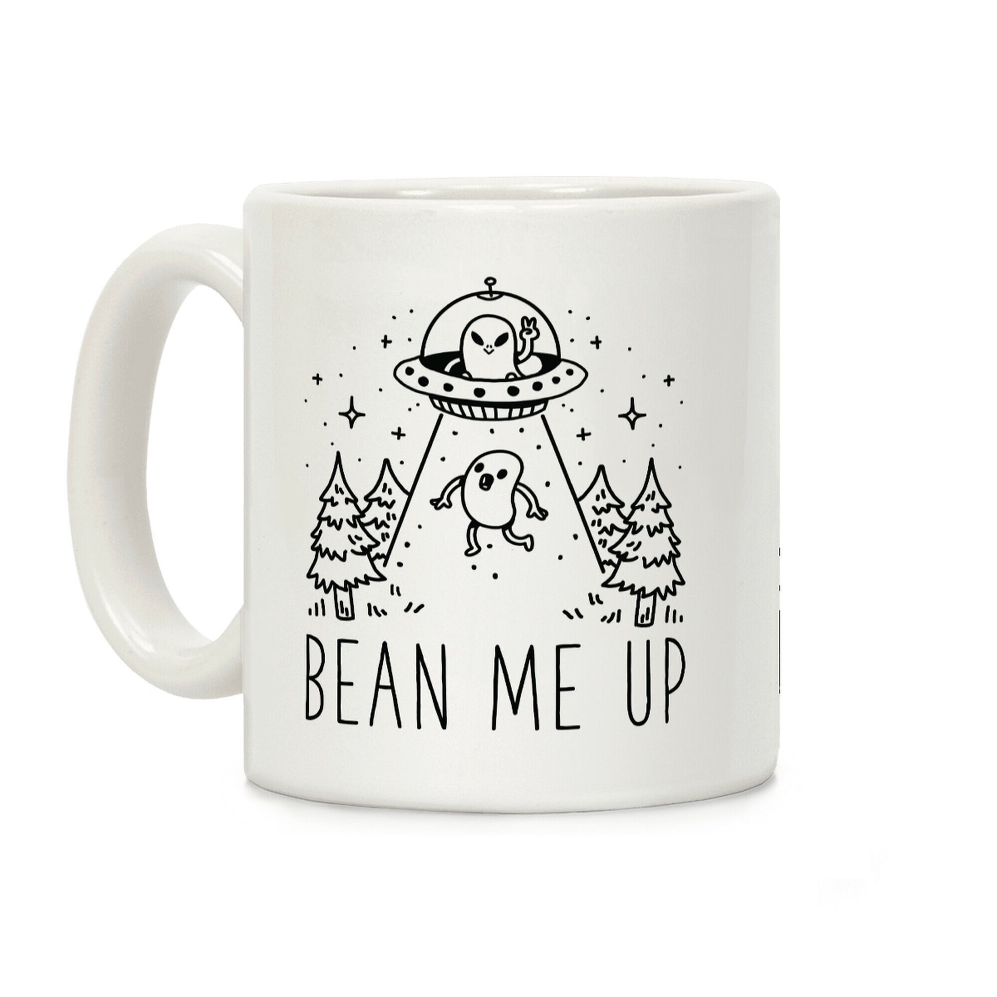 Bean Me Up Alien Coffee Mug