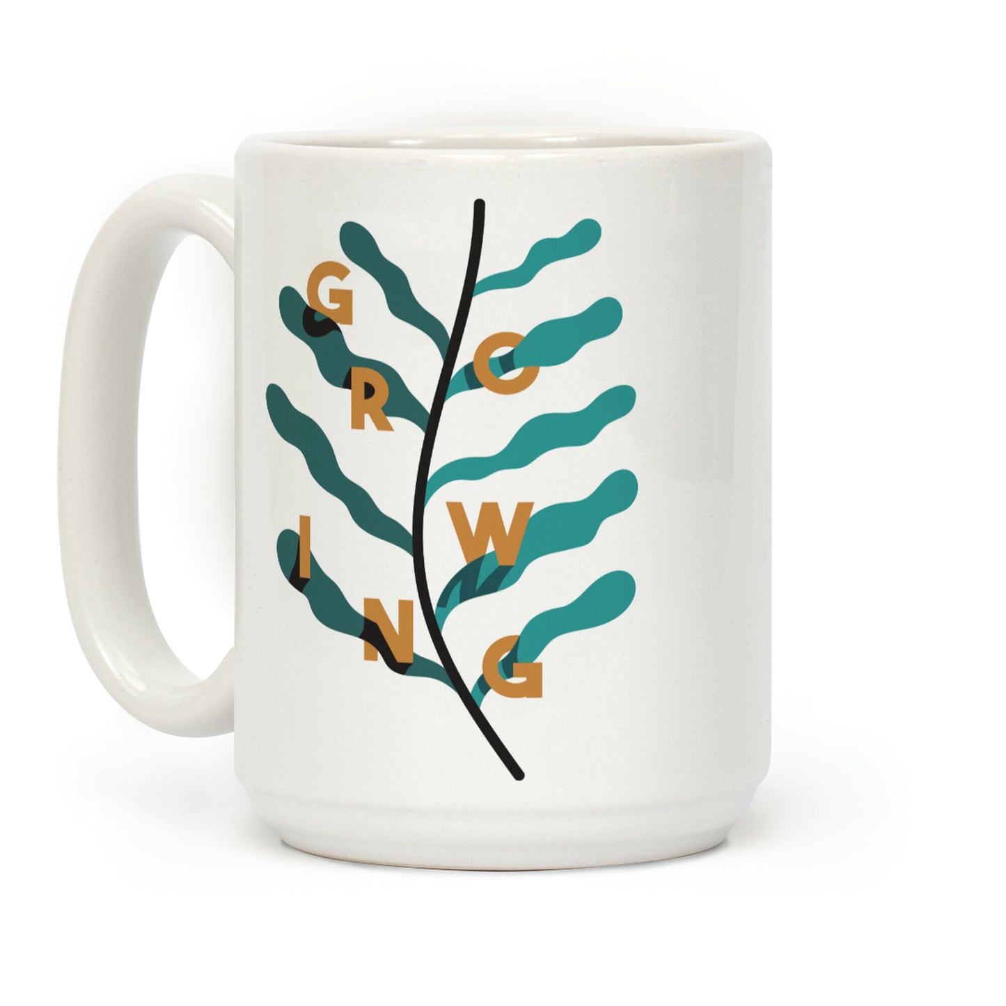 Growing Plant Frond Coffee Mug
