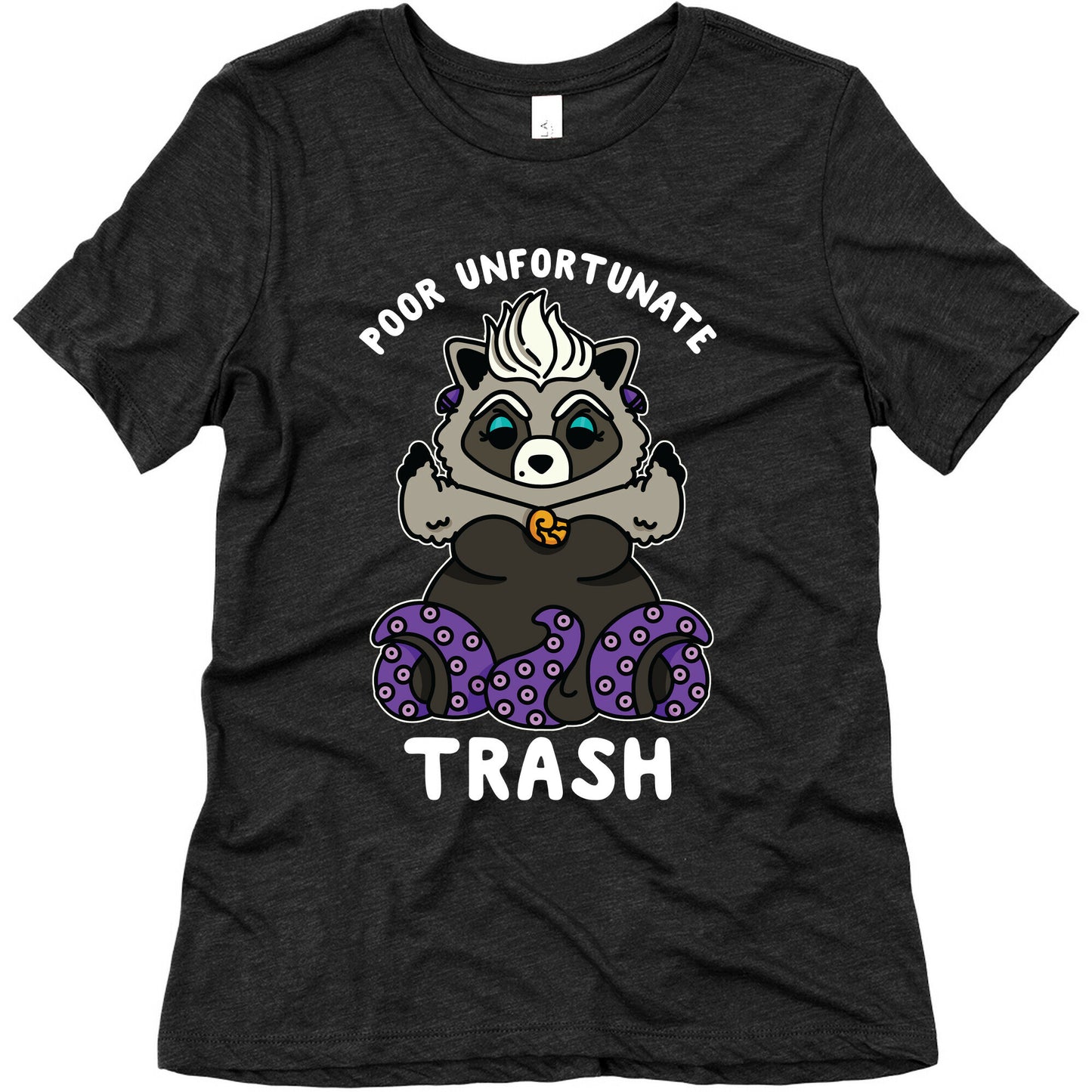 Poor Unfortunate Trash Raccoon Women's Triblend Tee