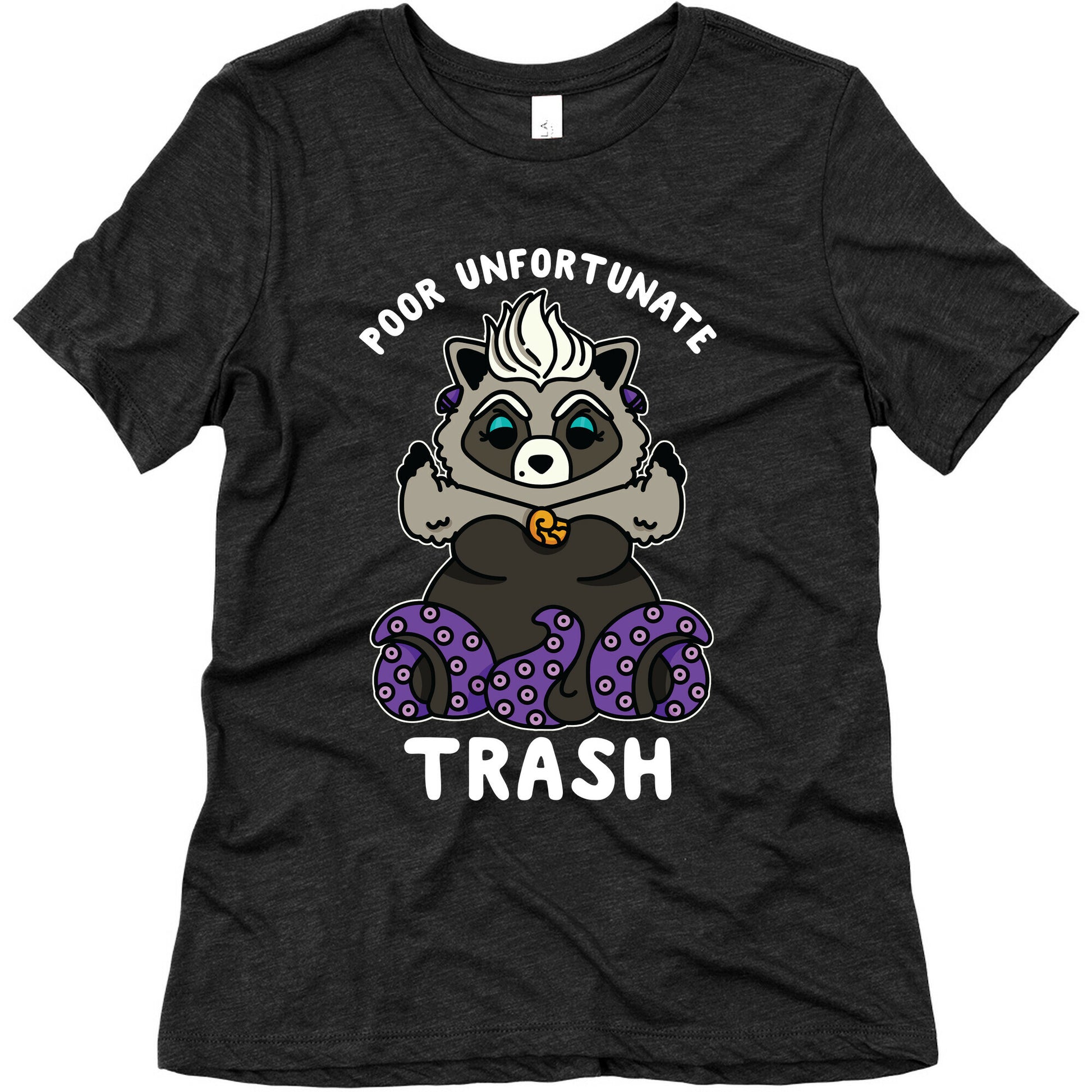 Poor Unfortunate Trash Raccoon  Women's Triblend Tee