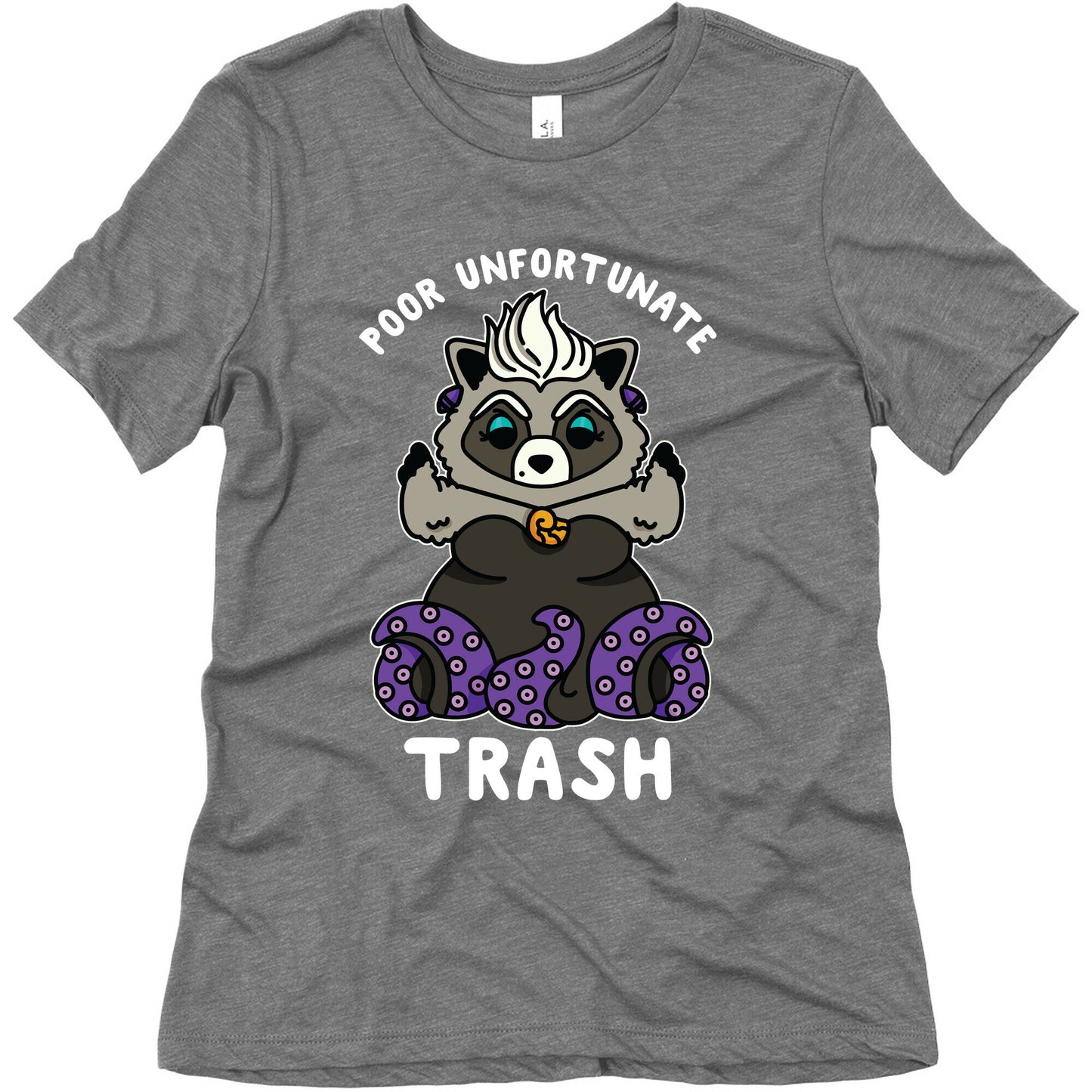 Poor Unfortunate Trash Raccoon  Women's Triblend Tee