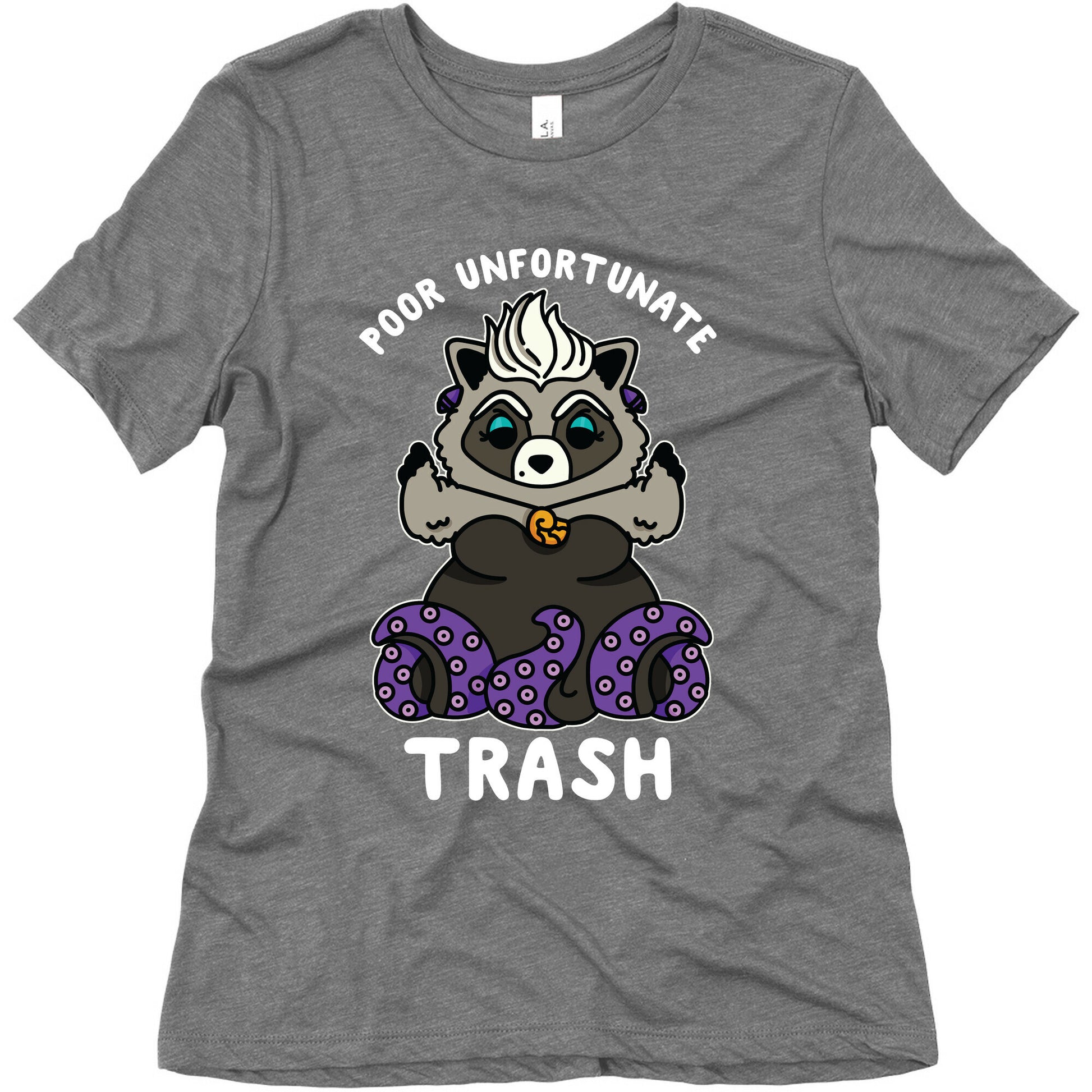 Poor Unfortunate Trash Raccoon  Women's Triblend Tee