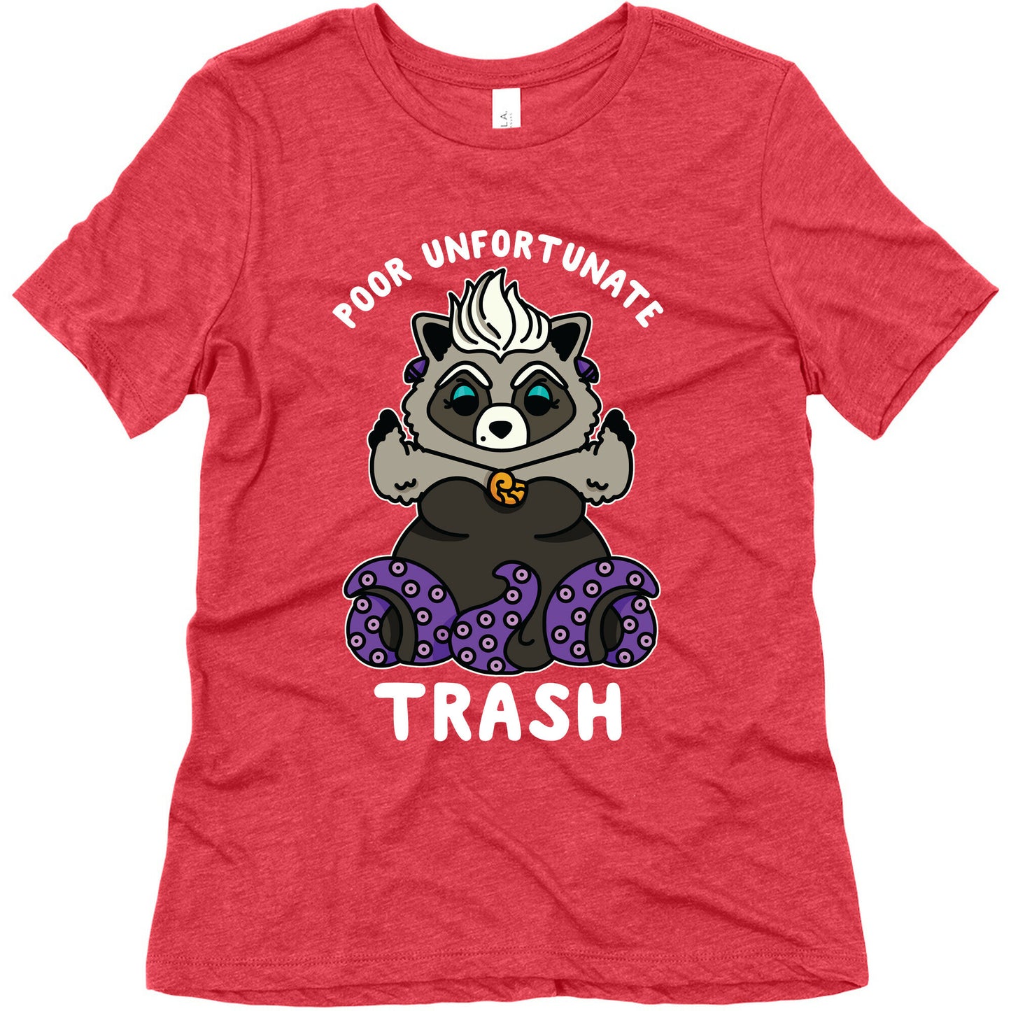 Poor Unfortunate Trash Raccoon  Women's Triblend Tee