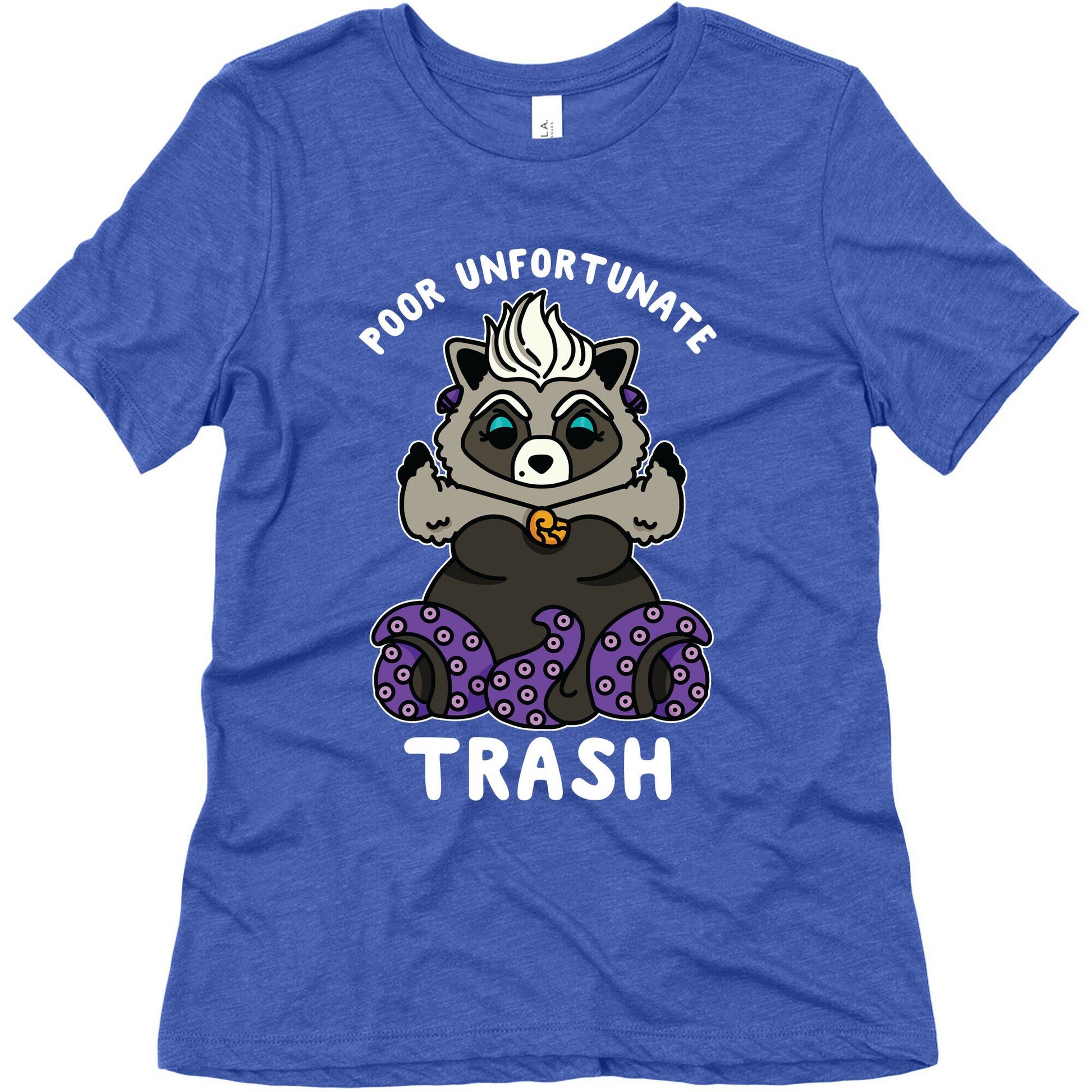 Poor Unfortunate Trash Raccoon  Women's Triblend Tee