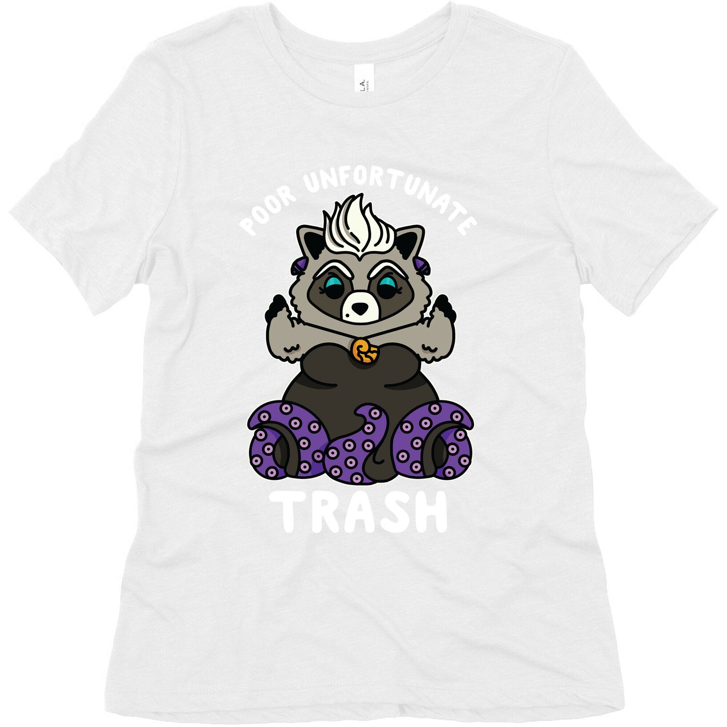 Poor Unfortunate Trash Raccoon  Women's Triblend Tee
