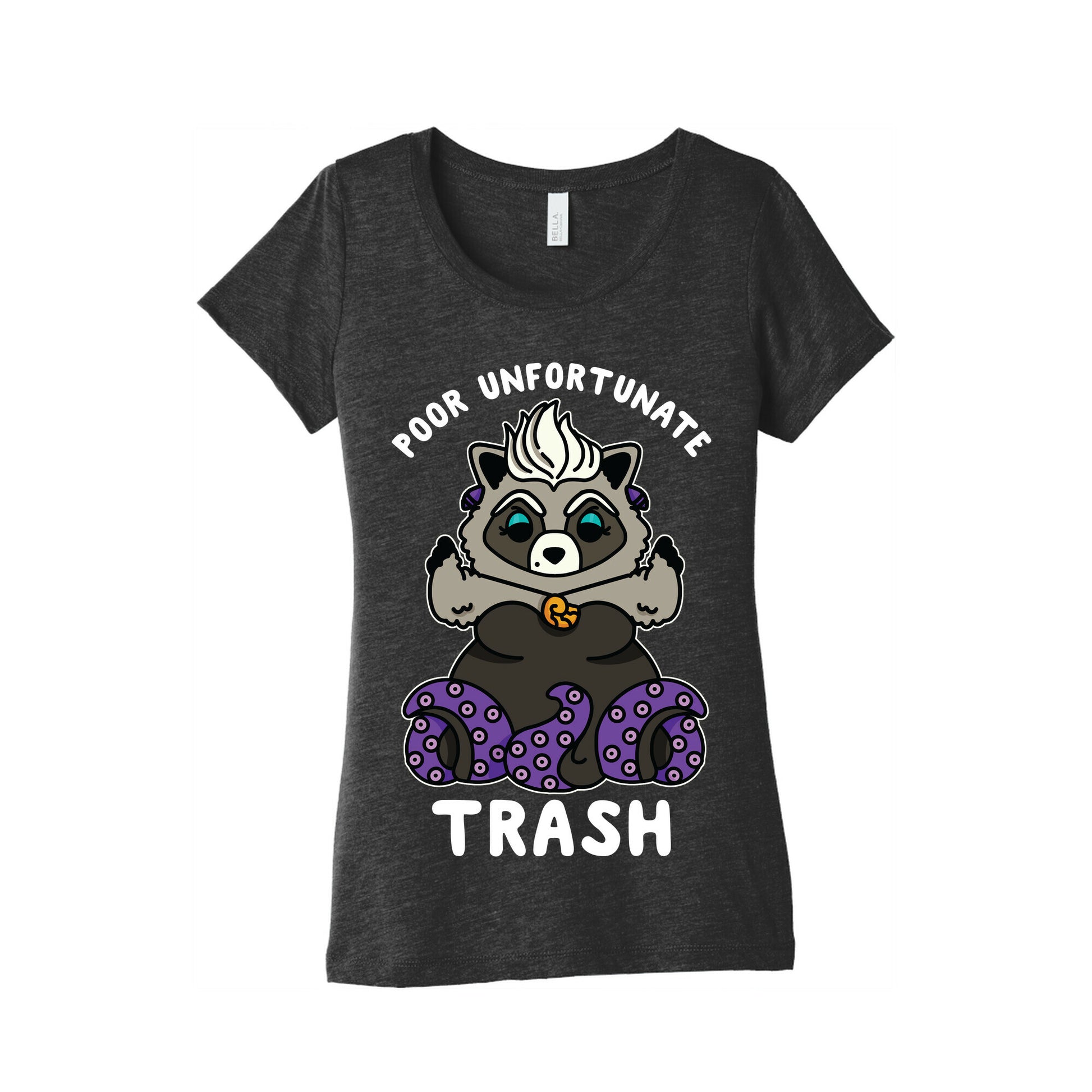 Poor Unfortunate Trash Raccoon  Women's Triblend Tee