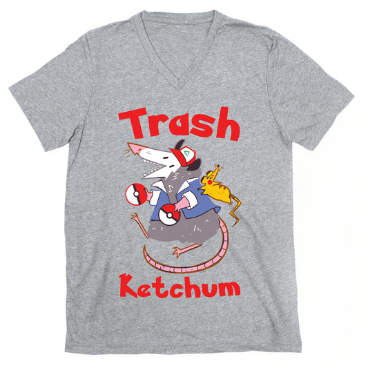 Trash Ketchum V-Neck