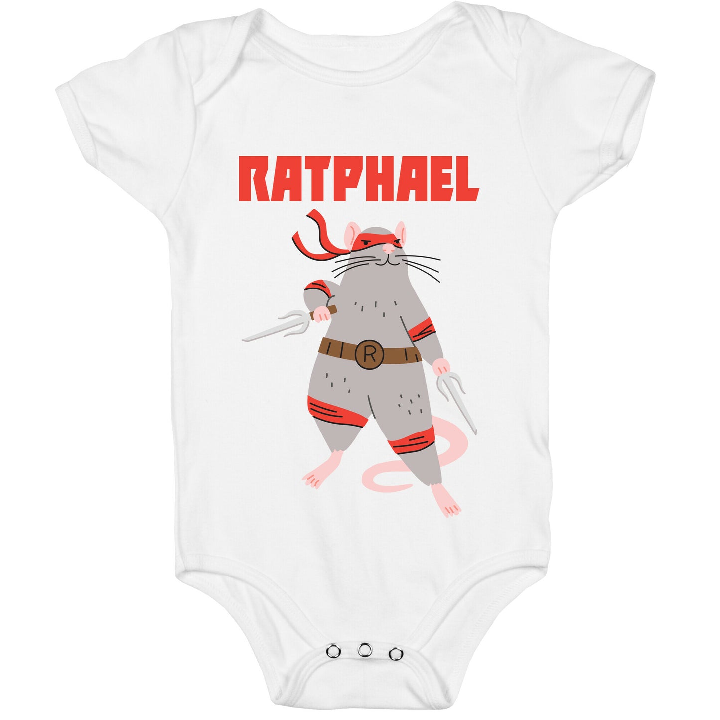 Ratphael (Raphael Rat) Baby One Piece