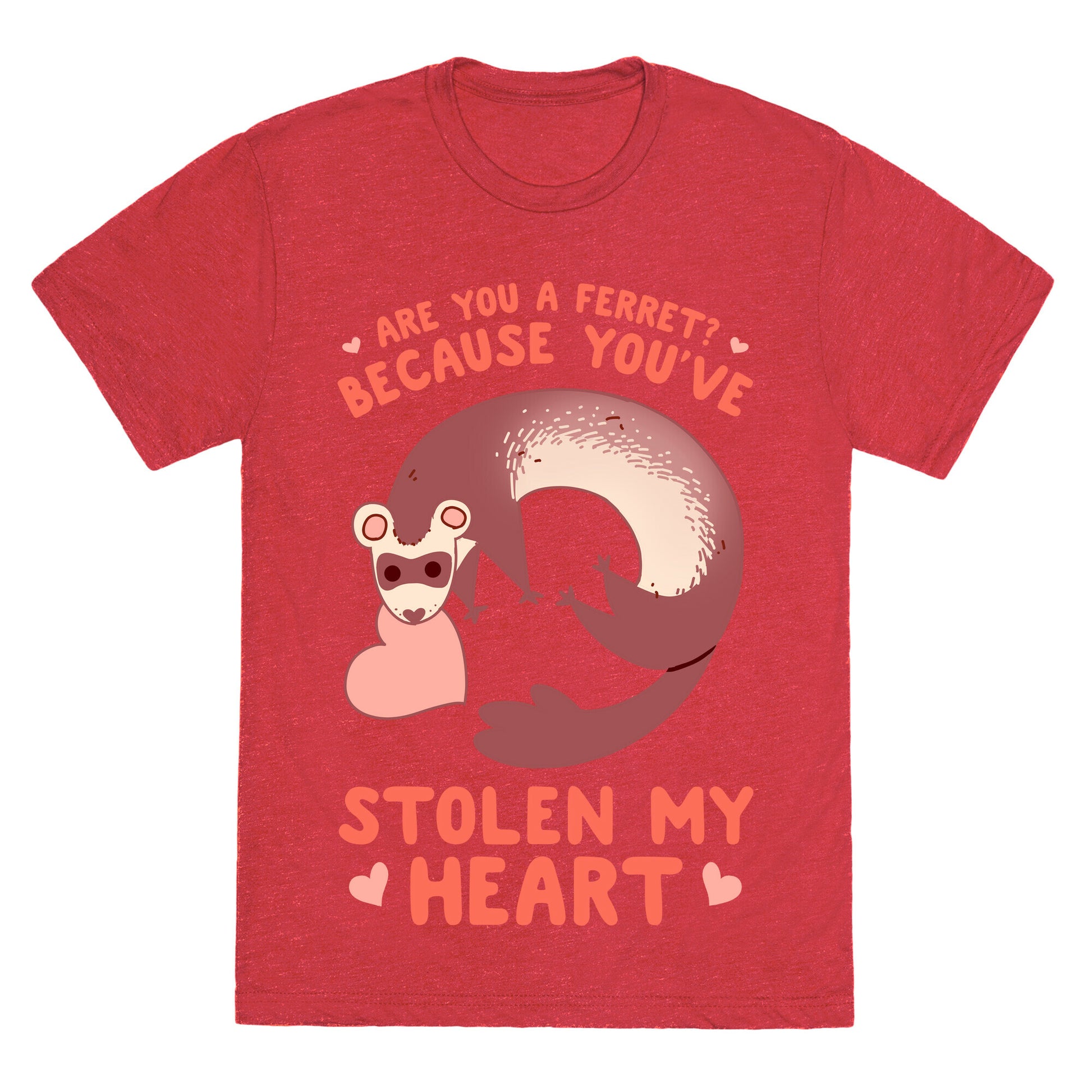 Are You A Ferret? Because You've Stolen My Heart Unisex Triblend Tee