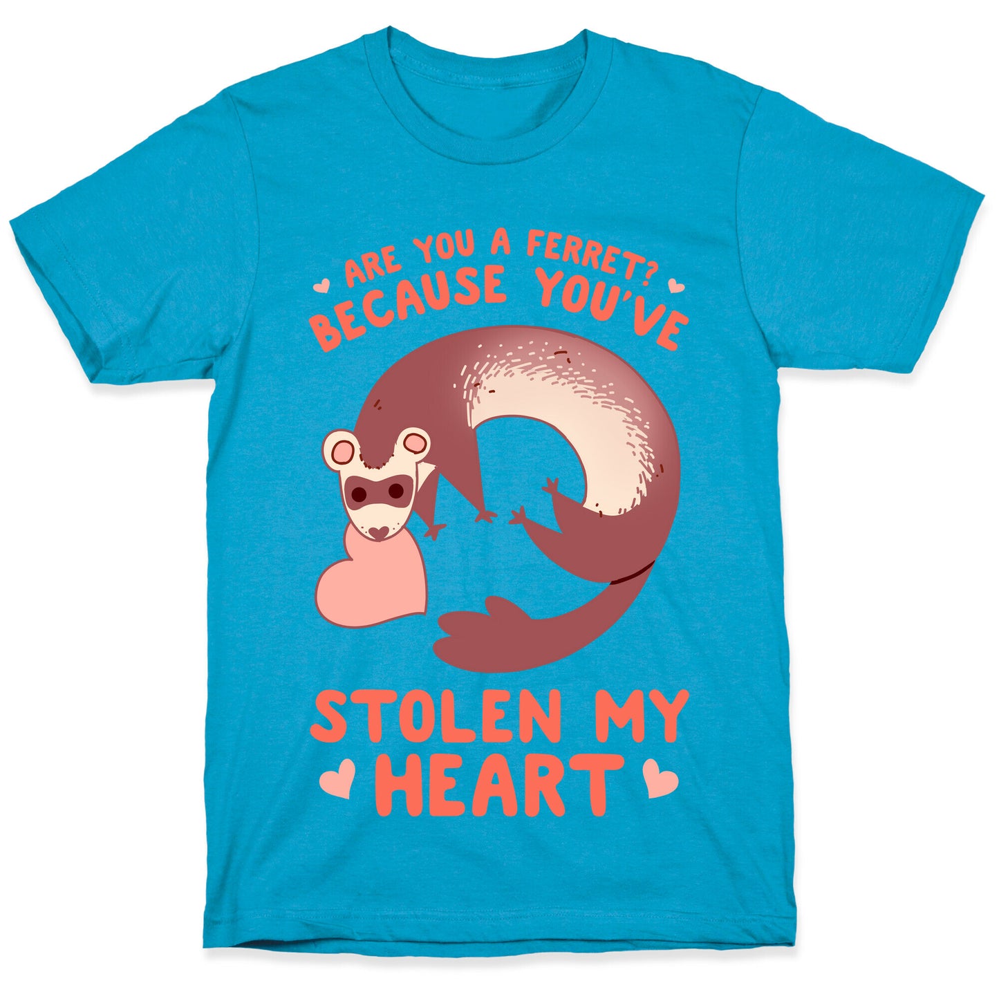 Are You A Ferret? Because You've Stolen My Heart Unisex Triblend Tee