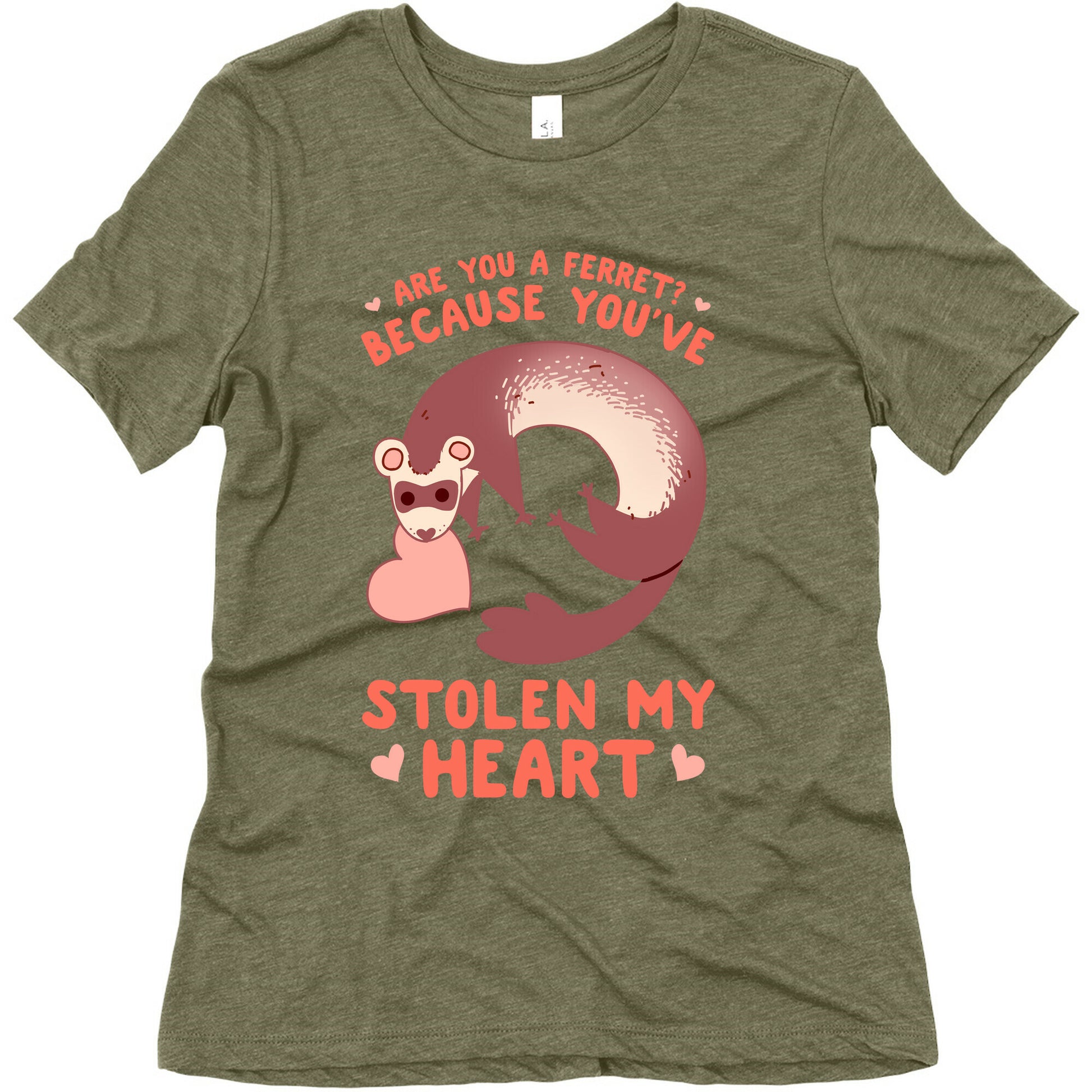 Are You A Ferret? Because You've Stolen My Heart Women's Triblend Tee