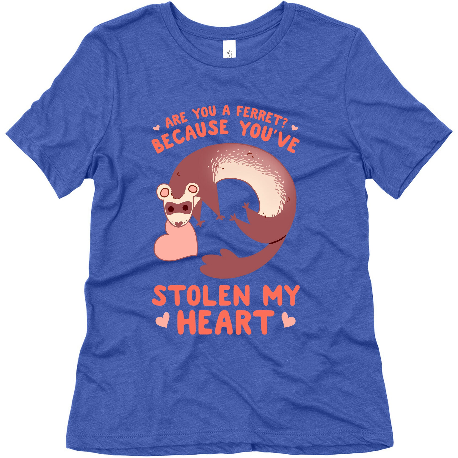 Are You A Ferret? Because You've Stolen My Heart Women's Triblend Tee