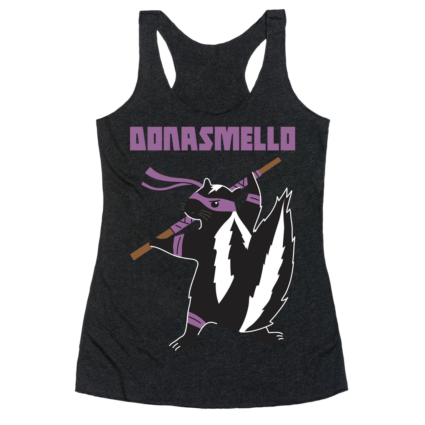 Donasmello (Donatello Skunk) Racerback Tank