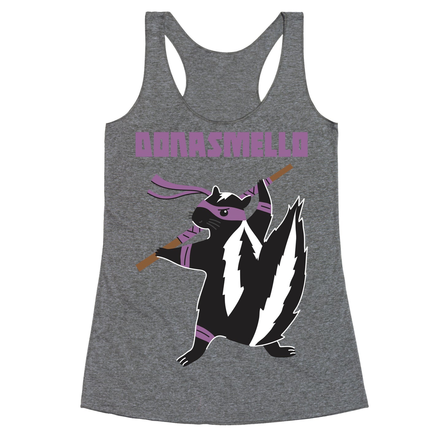 Donasmello (Donatello Skunk) Racerback Tank