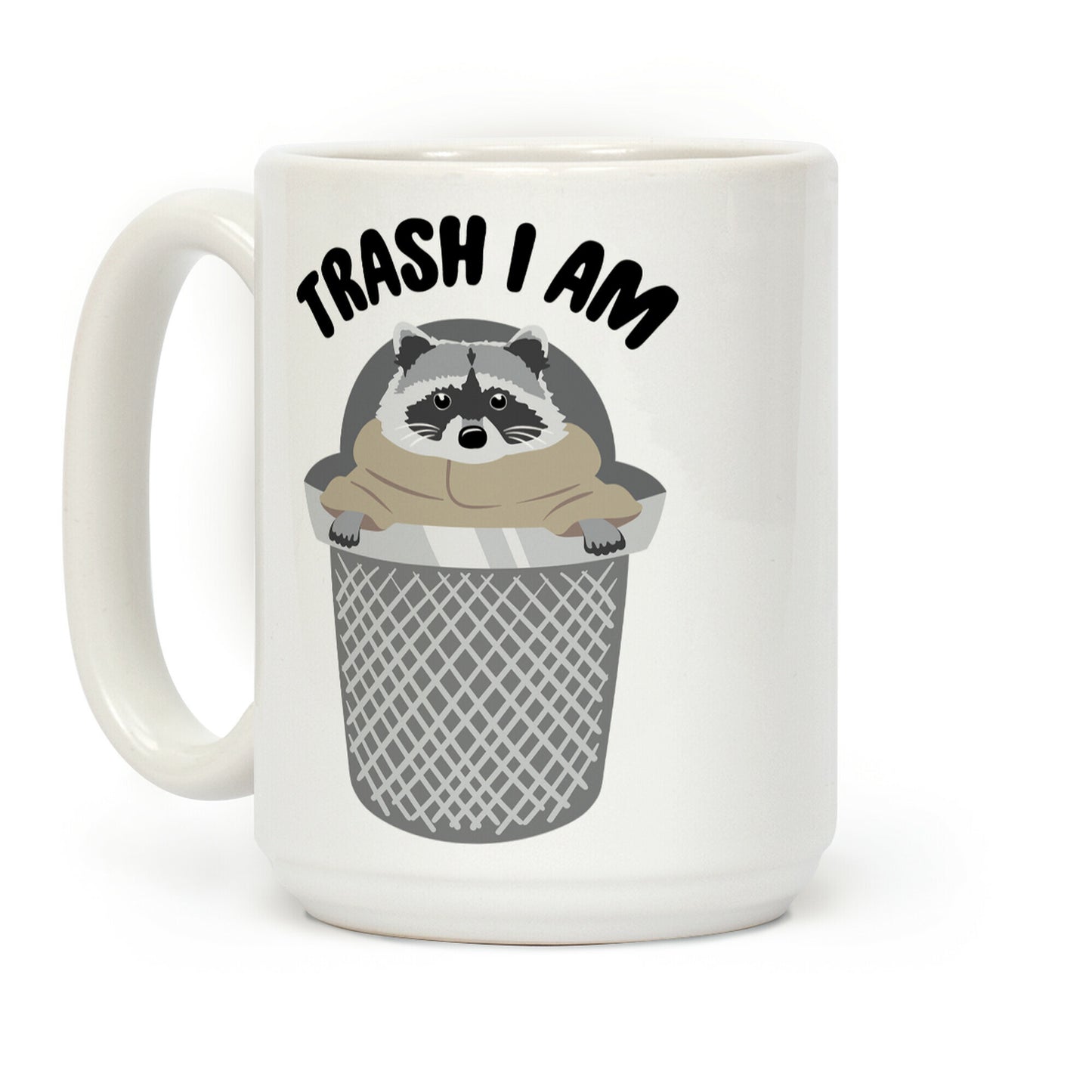 Trash I Am Raccoon Baby Yoda Parody Coffee Mug