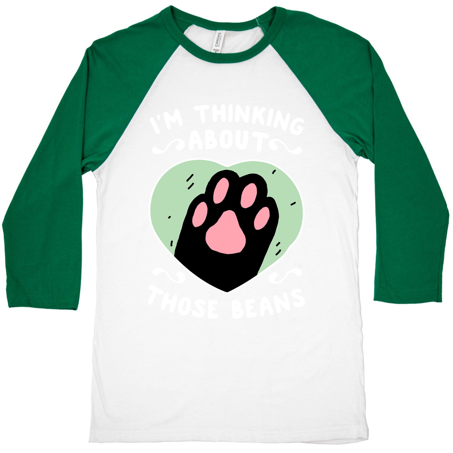 I'm Thinking About Those Beans Baseball Tee