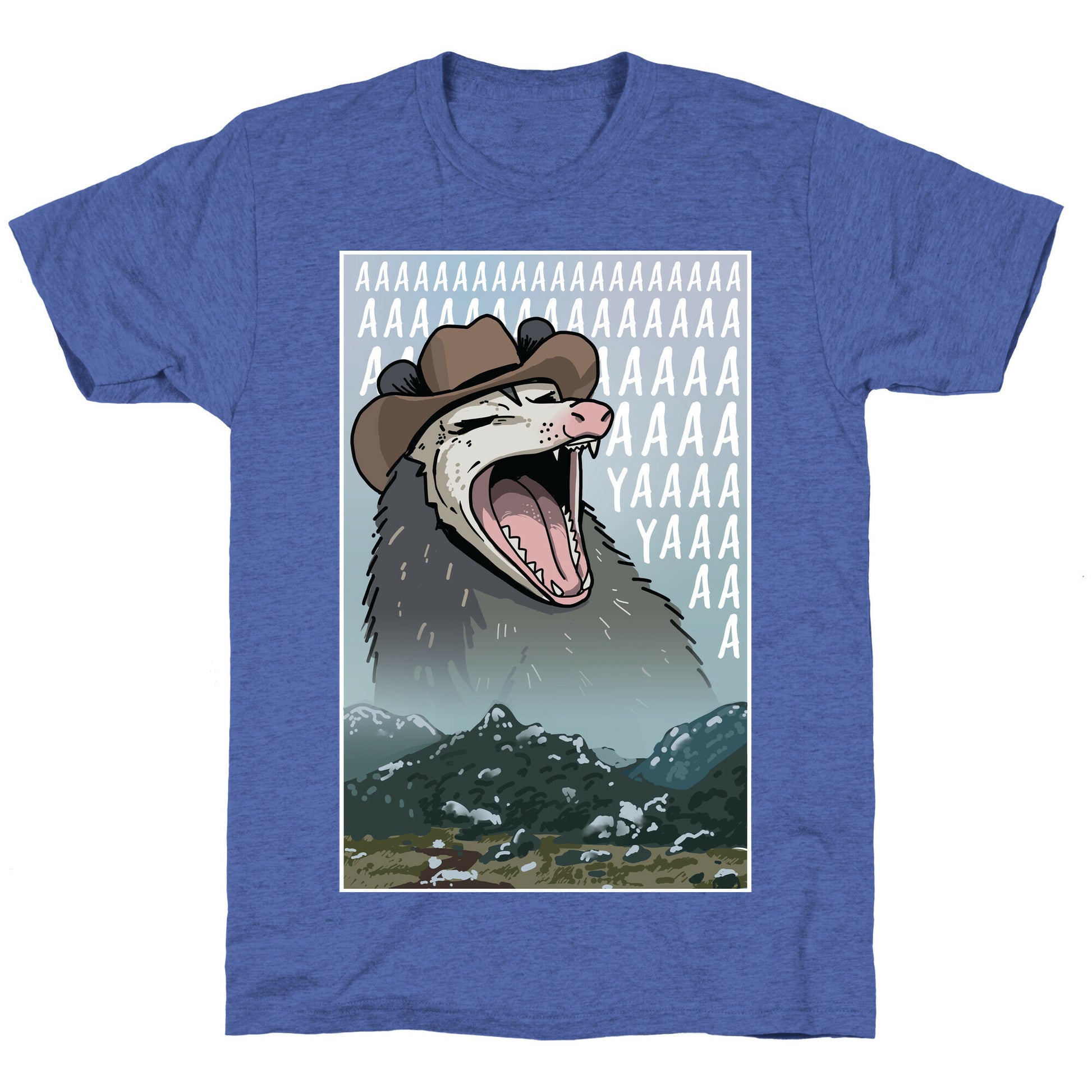 Big Enough Possum  Unisex Triblend Tee