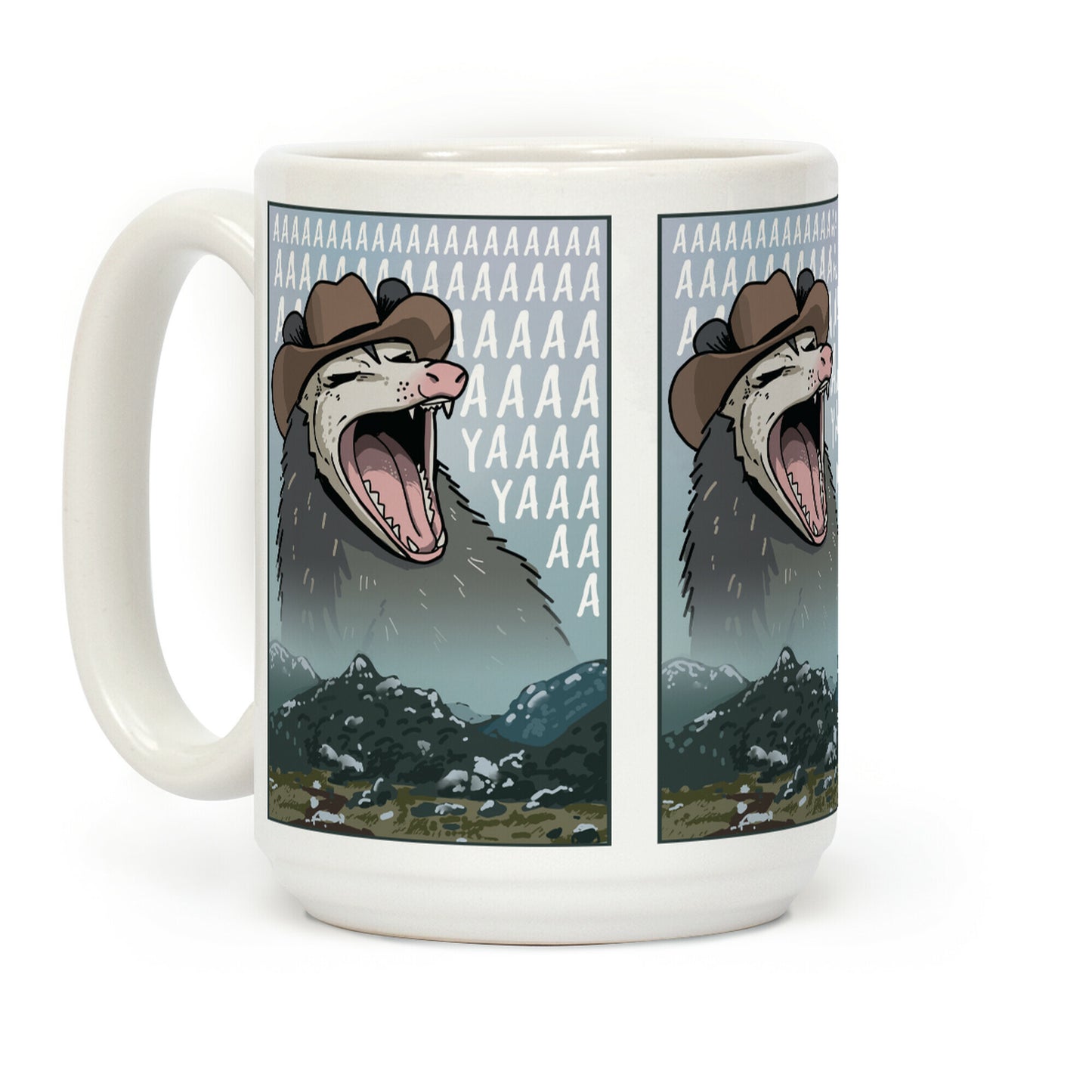 Big Enough Possum Coffee Mug