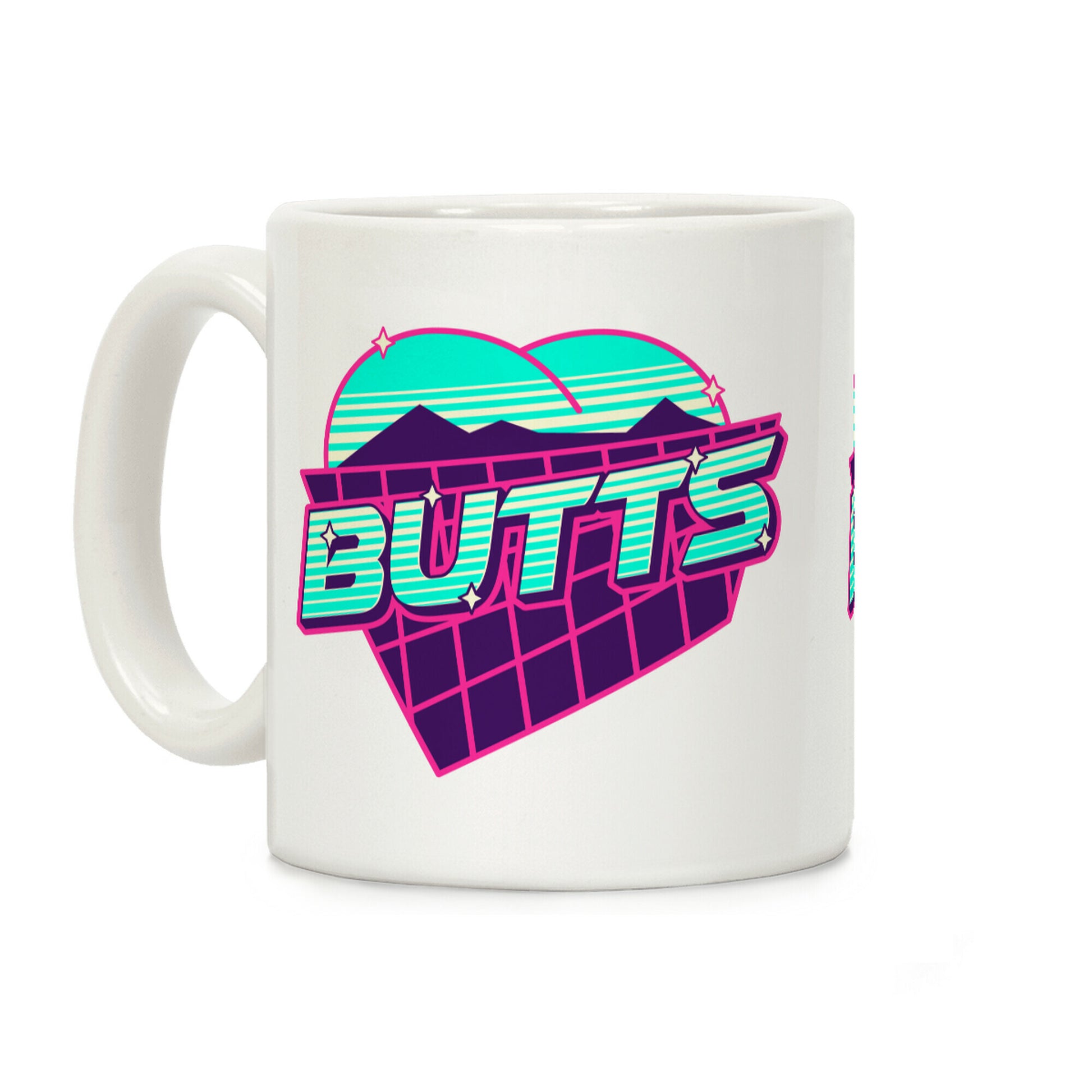 Retro Butts Coffee Mug