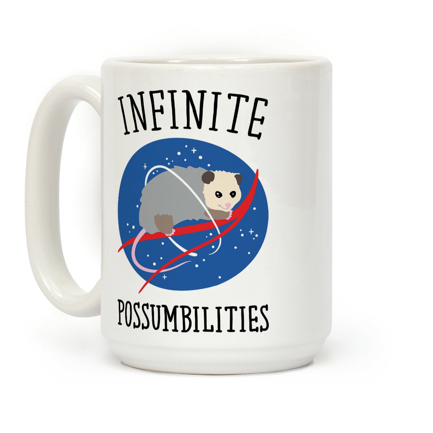 Infinite Possumbilities Parody Coffee Mug