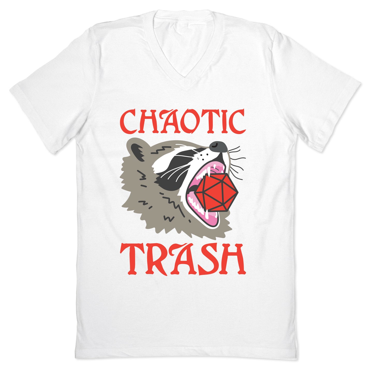 Chaotic Trash (Raccoon) V-Neck