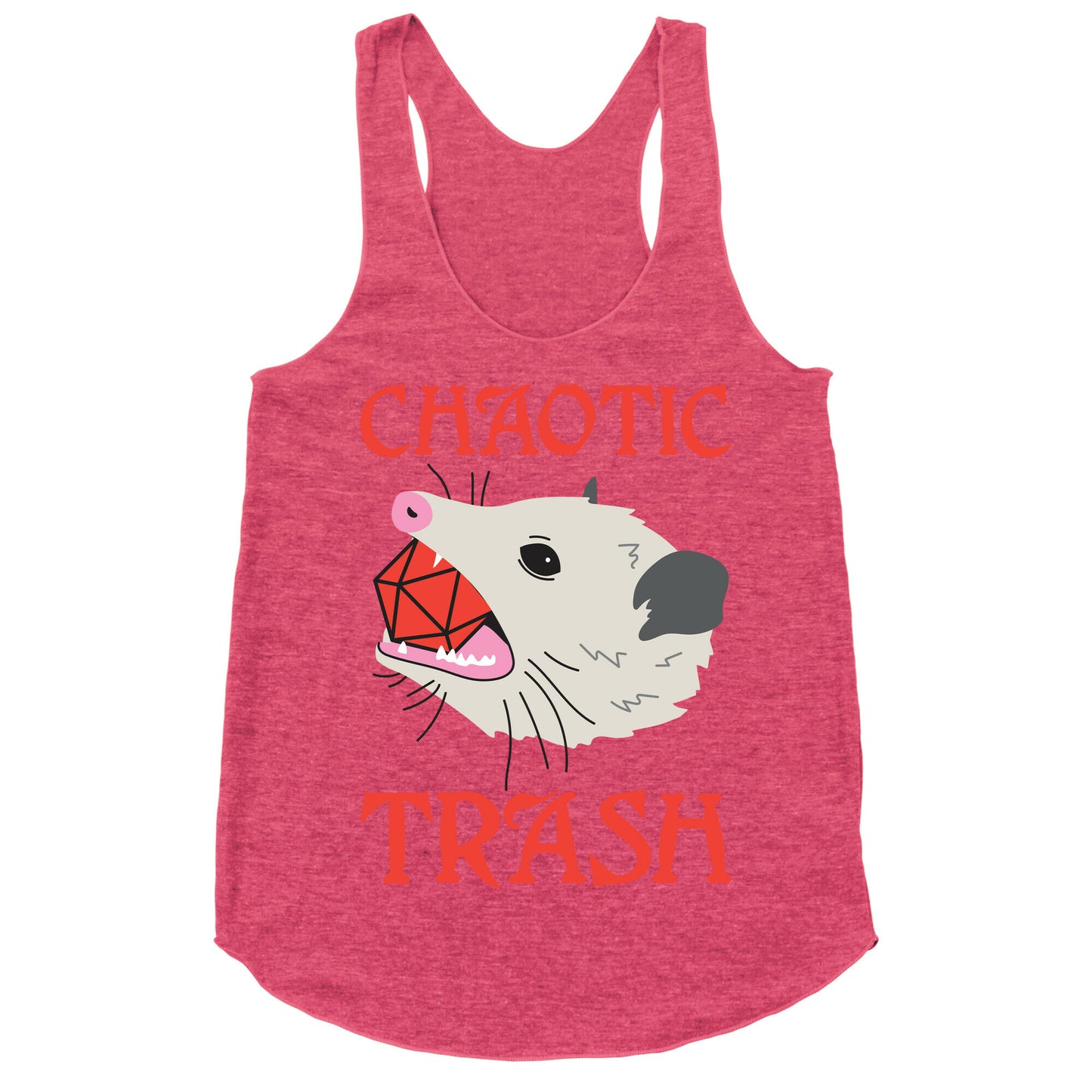 Chaotic Trash (Opossum) Racerback Tank