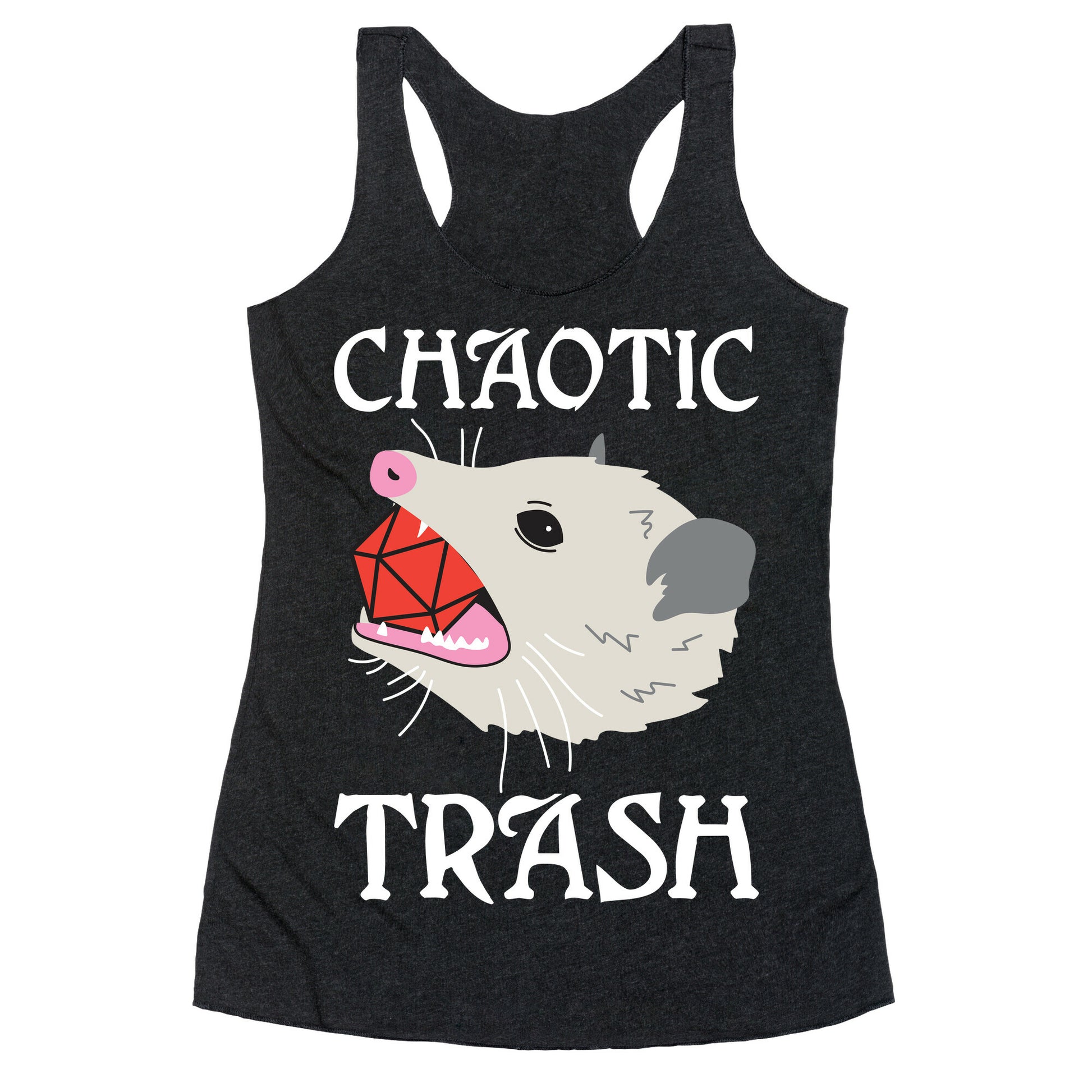 Chaotic Trash (Opossum) Racerback Tank