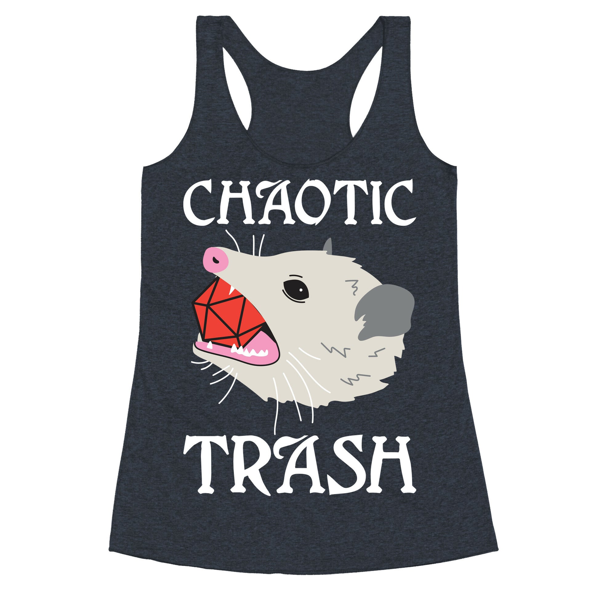 Chaotic Trash (Opossum) Racerback Tank