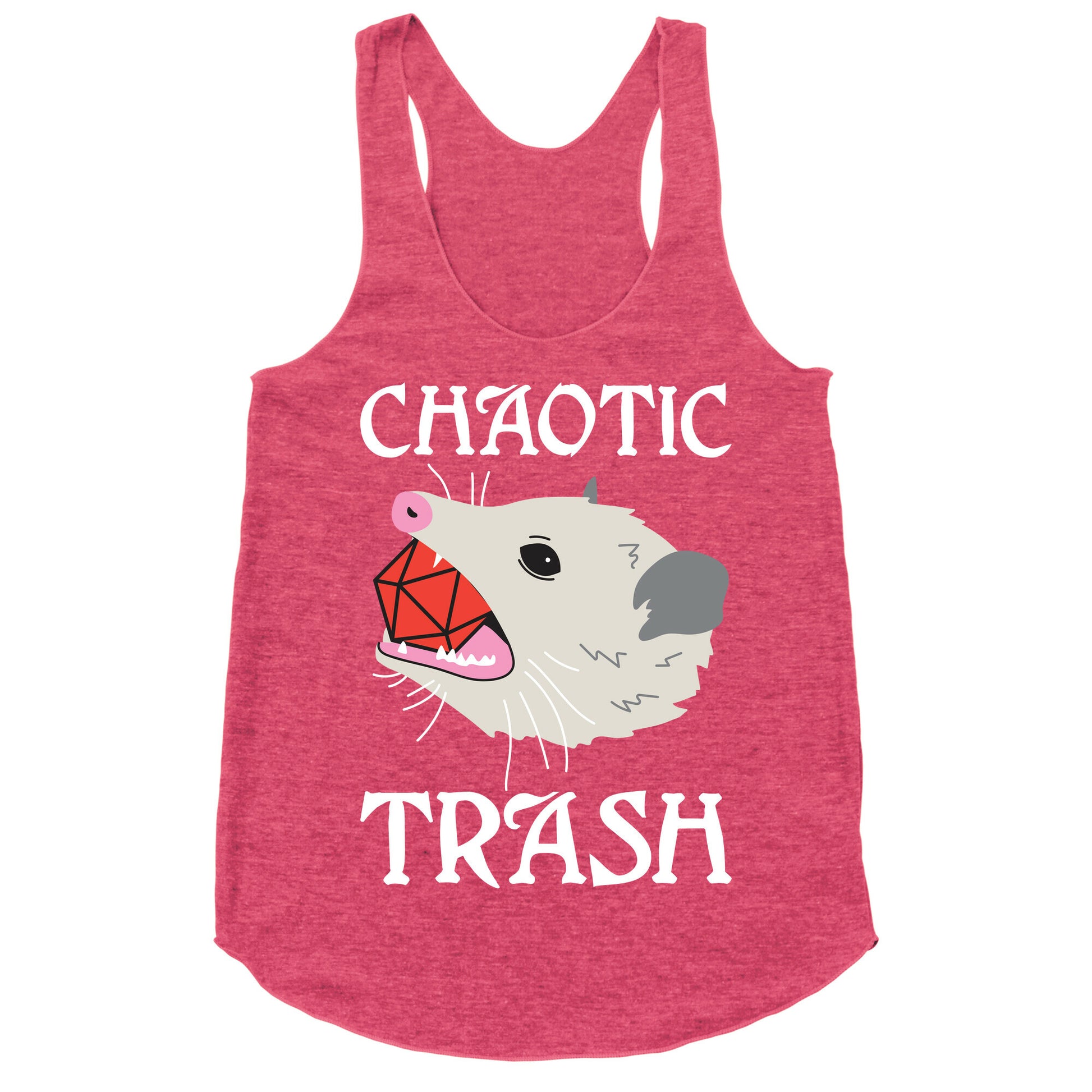 Chaotic Trash (Opossum) Racerback Tank