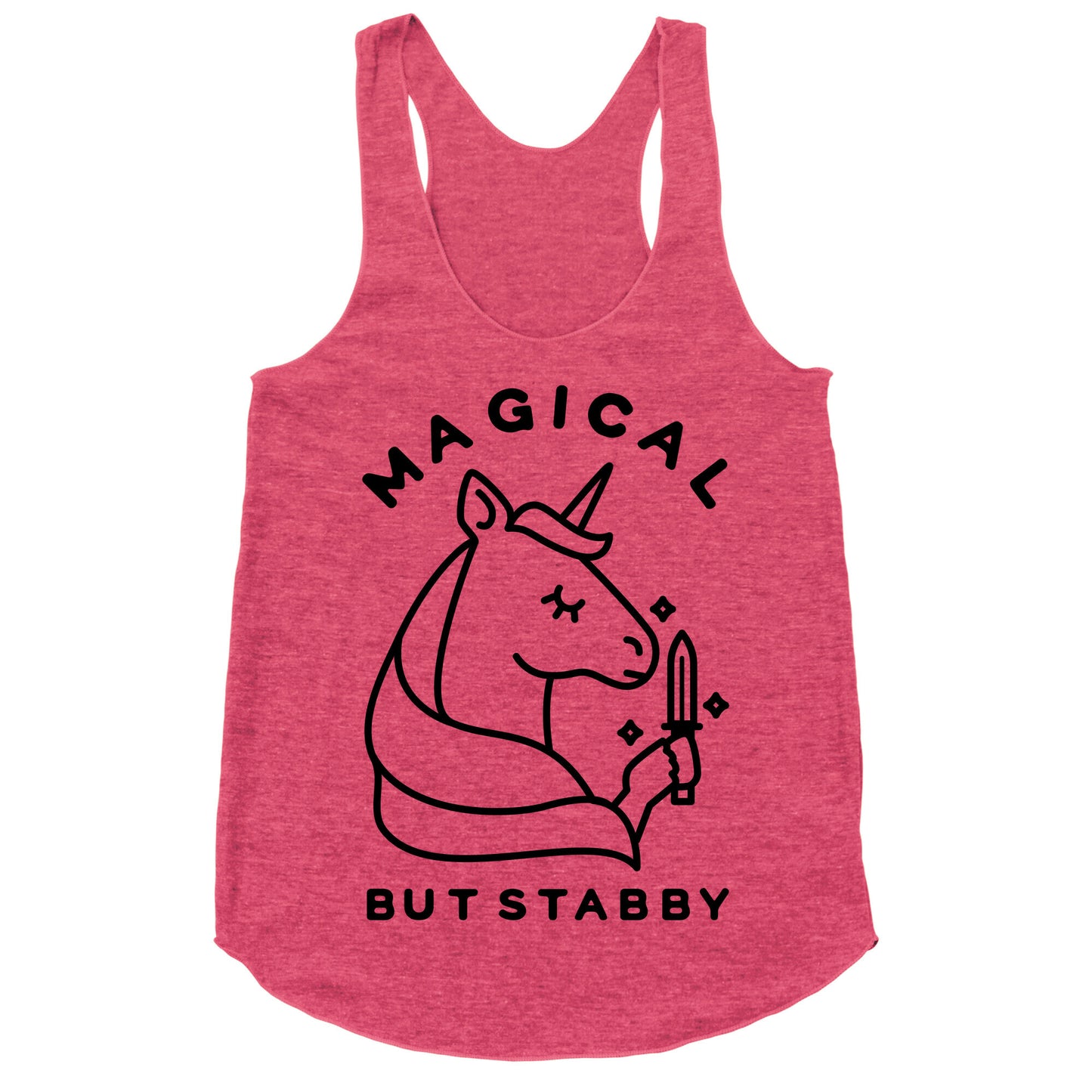 Magical But Stabby Racerback Tank