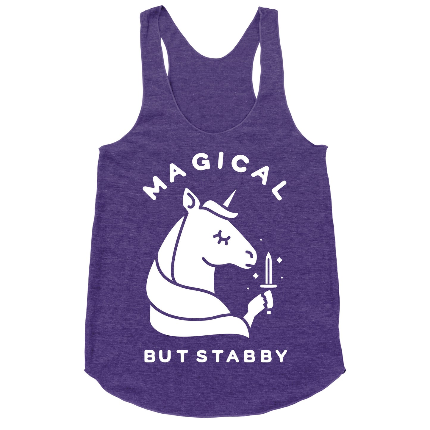 Magical But Stabby Racerback Tank