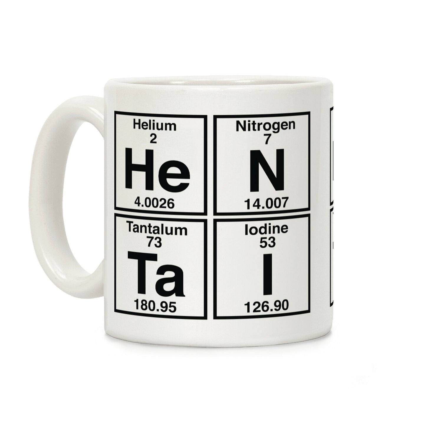 Hentai Periodic Elements Coffee Mug