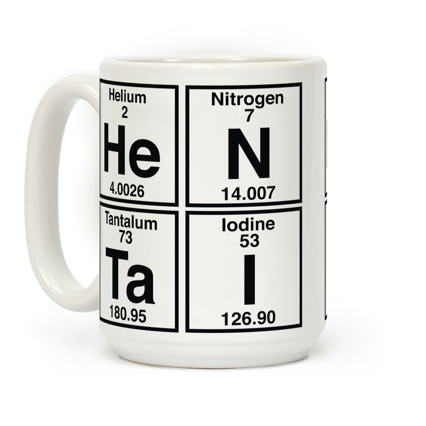 Hentai Periodic Elements Coffee Mug