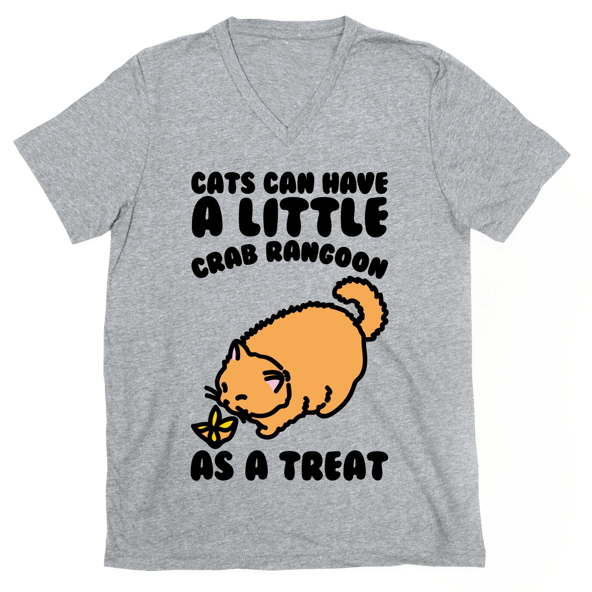 Cats Can Have A Little Crab Rangoon As A Treat  V-Neck