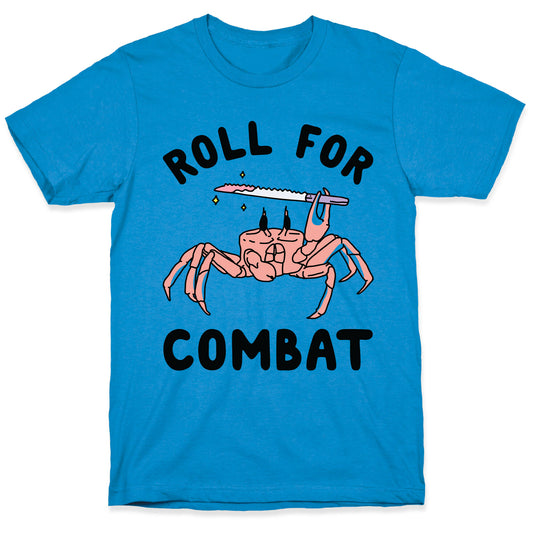 Roll For Combat Knife Crab T-Shirt